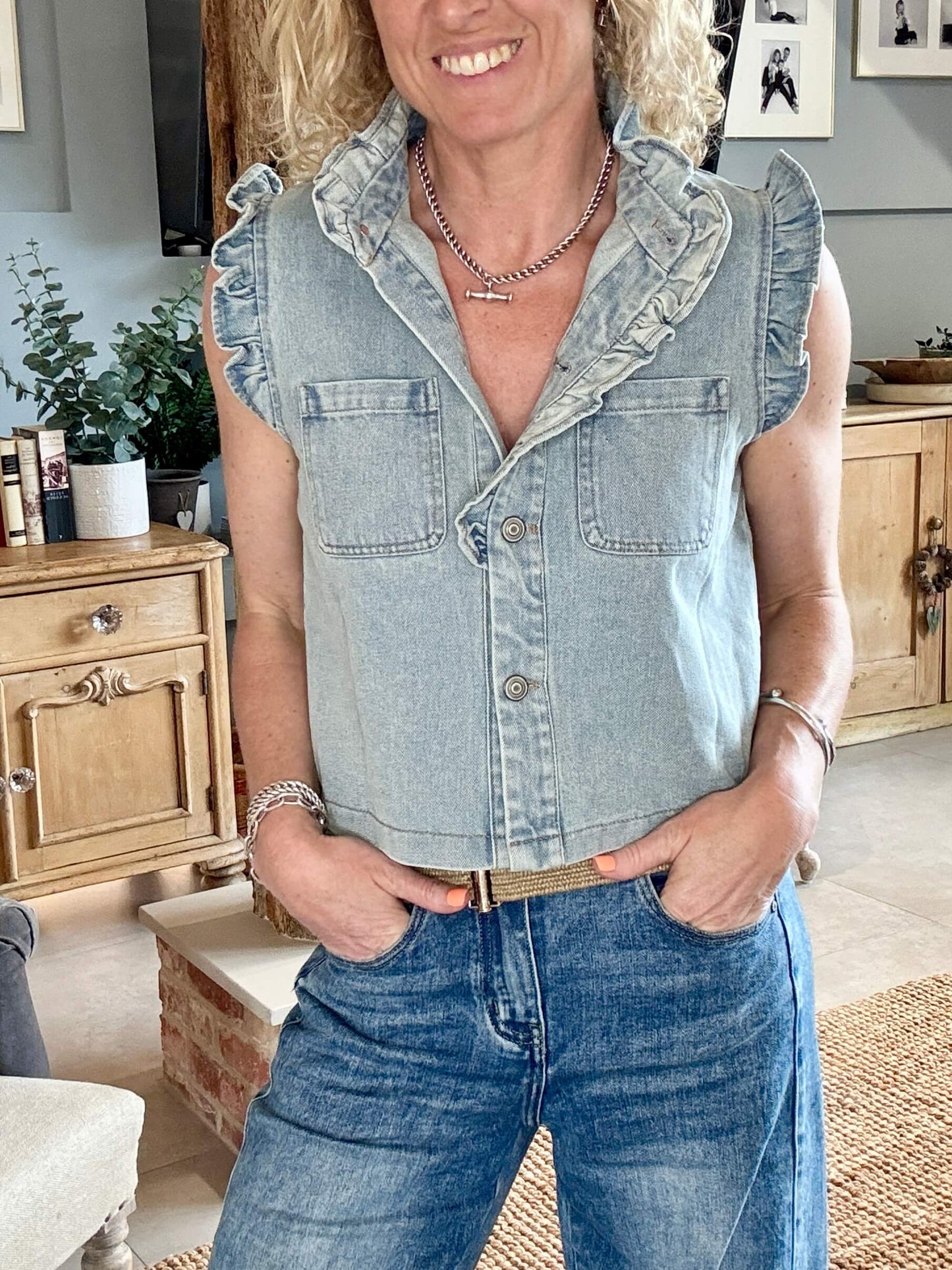 The Dakota Denim Gilet