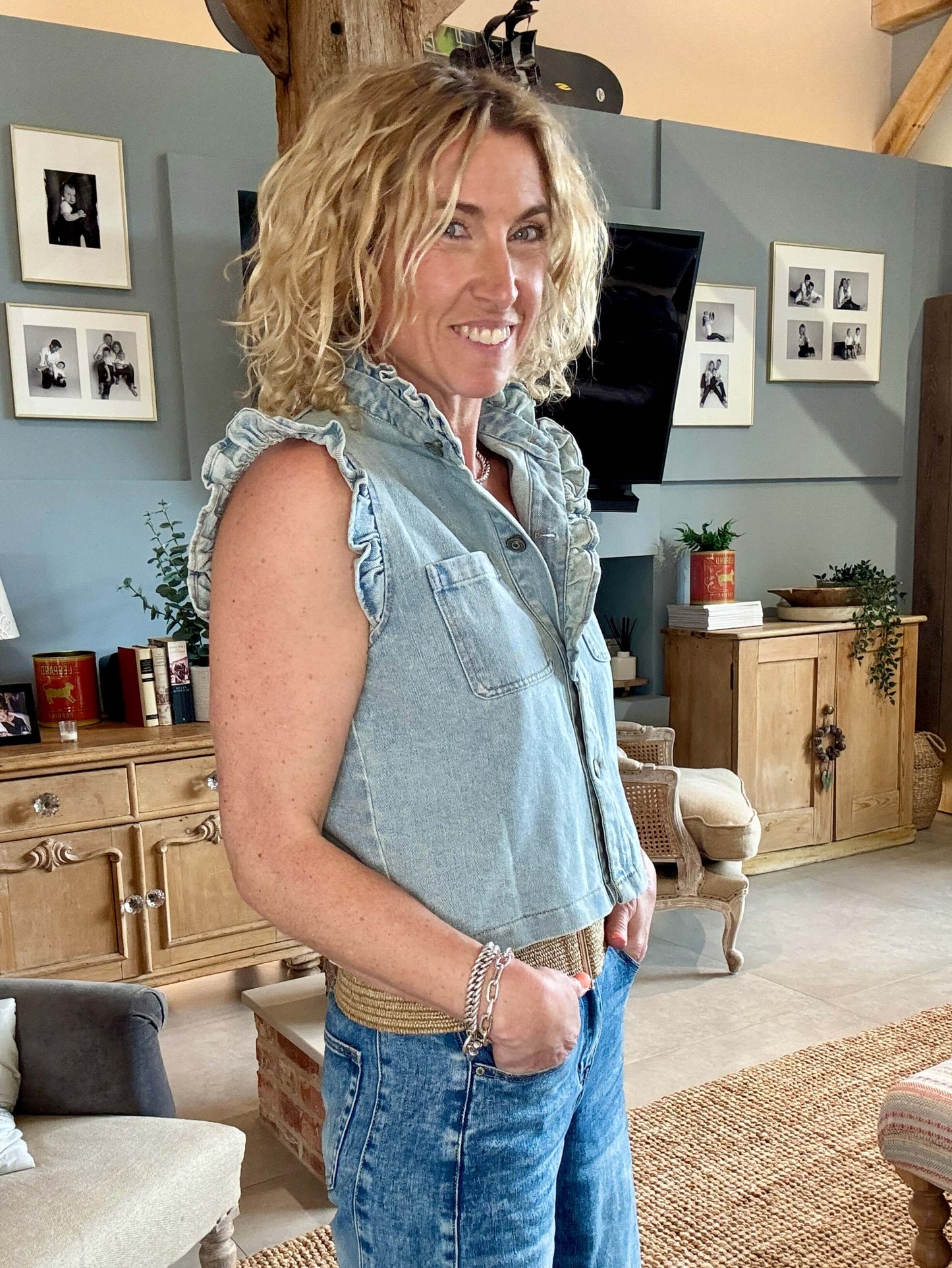 The Dakota Denim Gilet