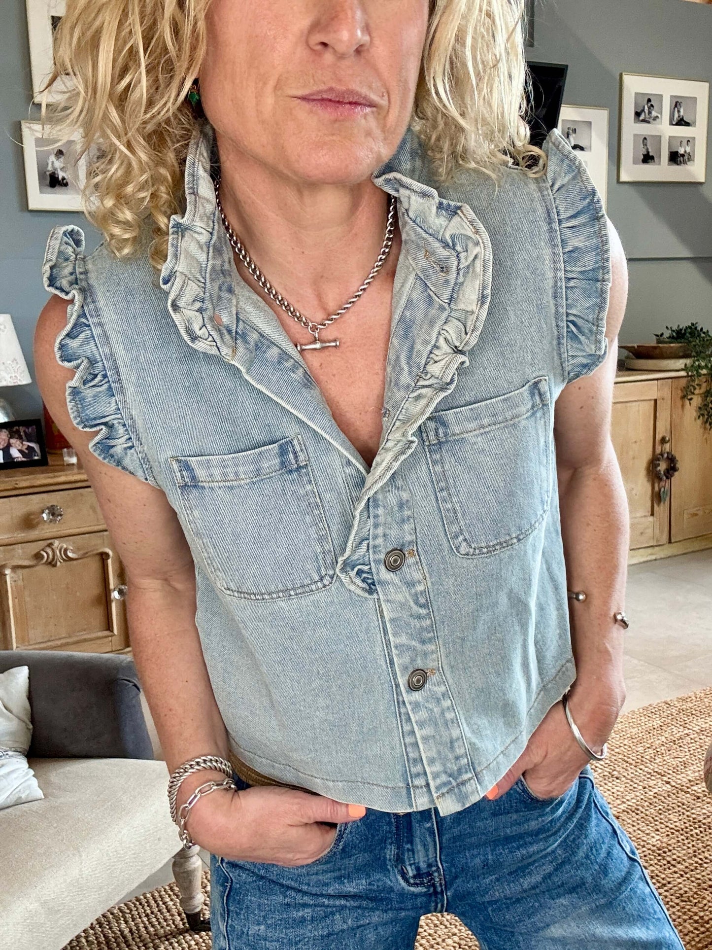 The Dakota Denim Gilet
