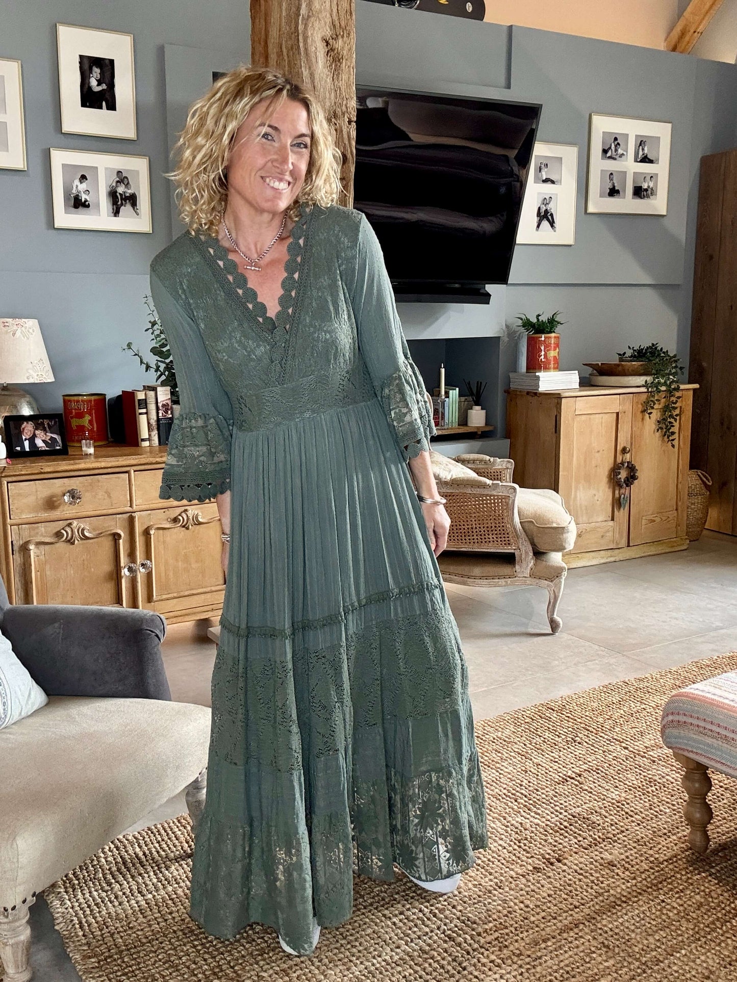 Santorini Dress | Khaki