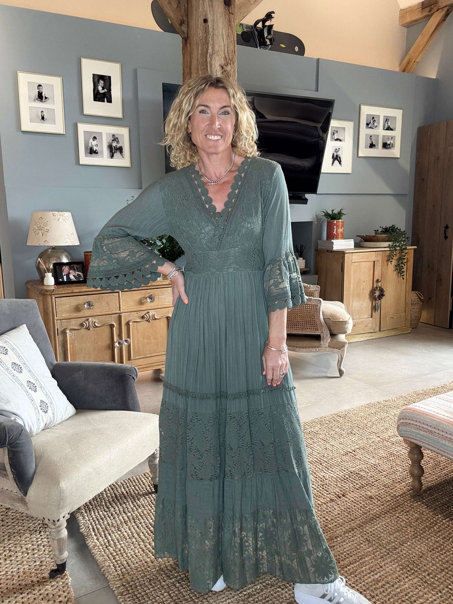 Santorini Dress | Khaki