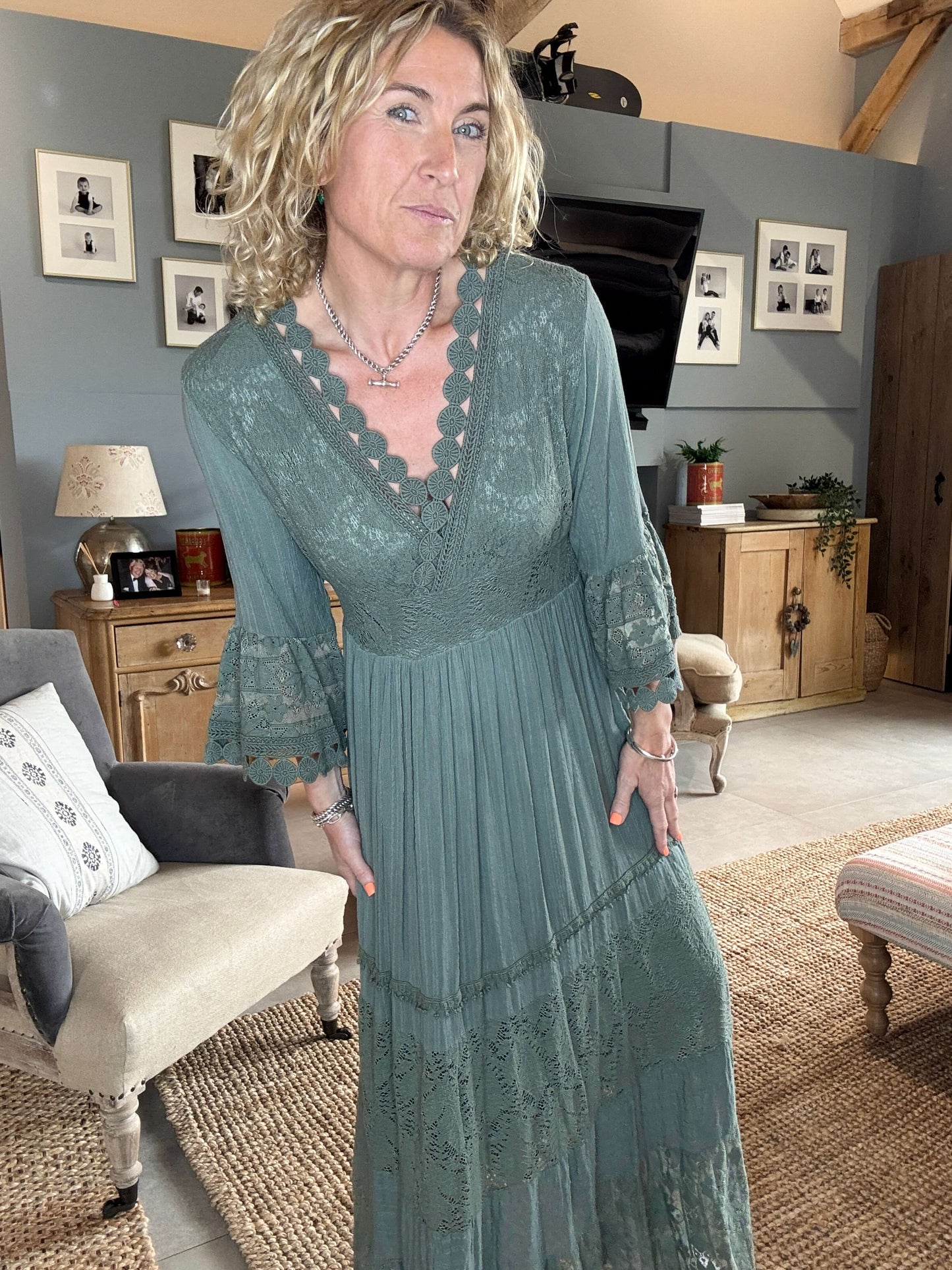 Santorini Dress | Khaki