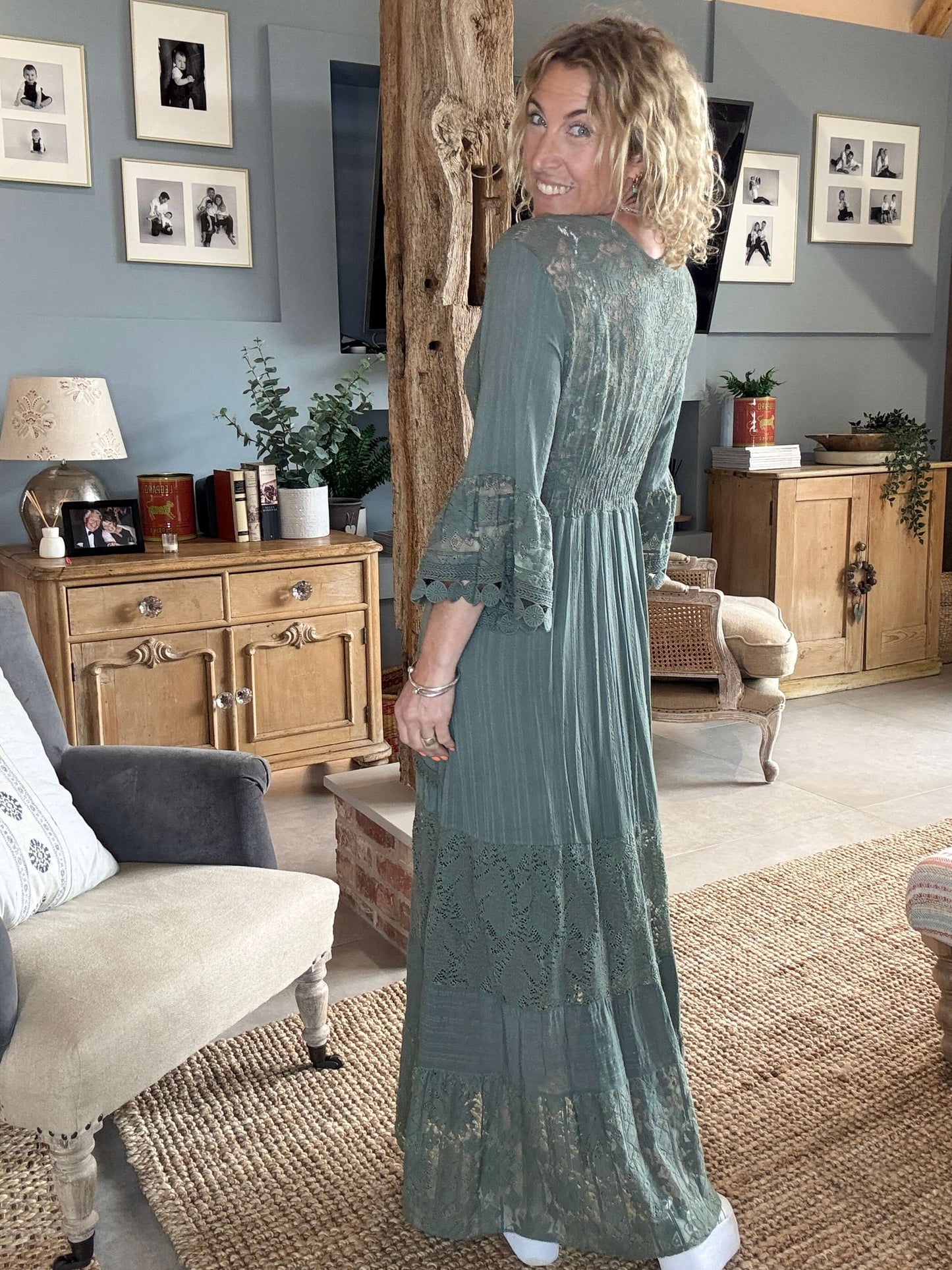 Santorini Dress | Khaki