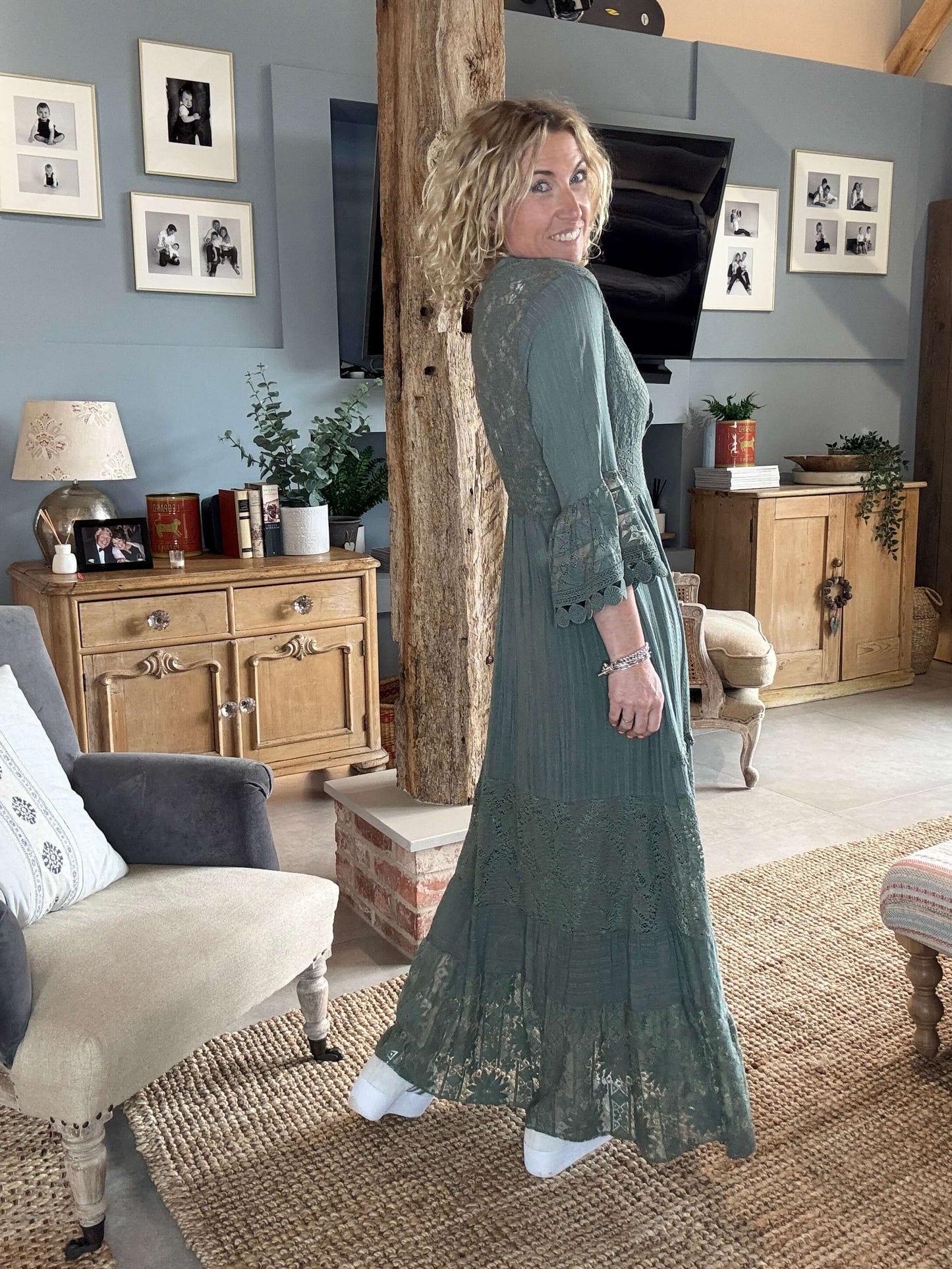 Santorini Dress | Khaki