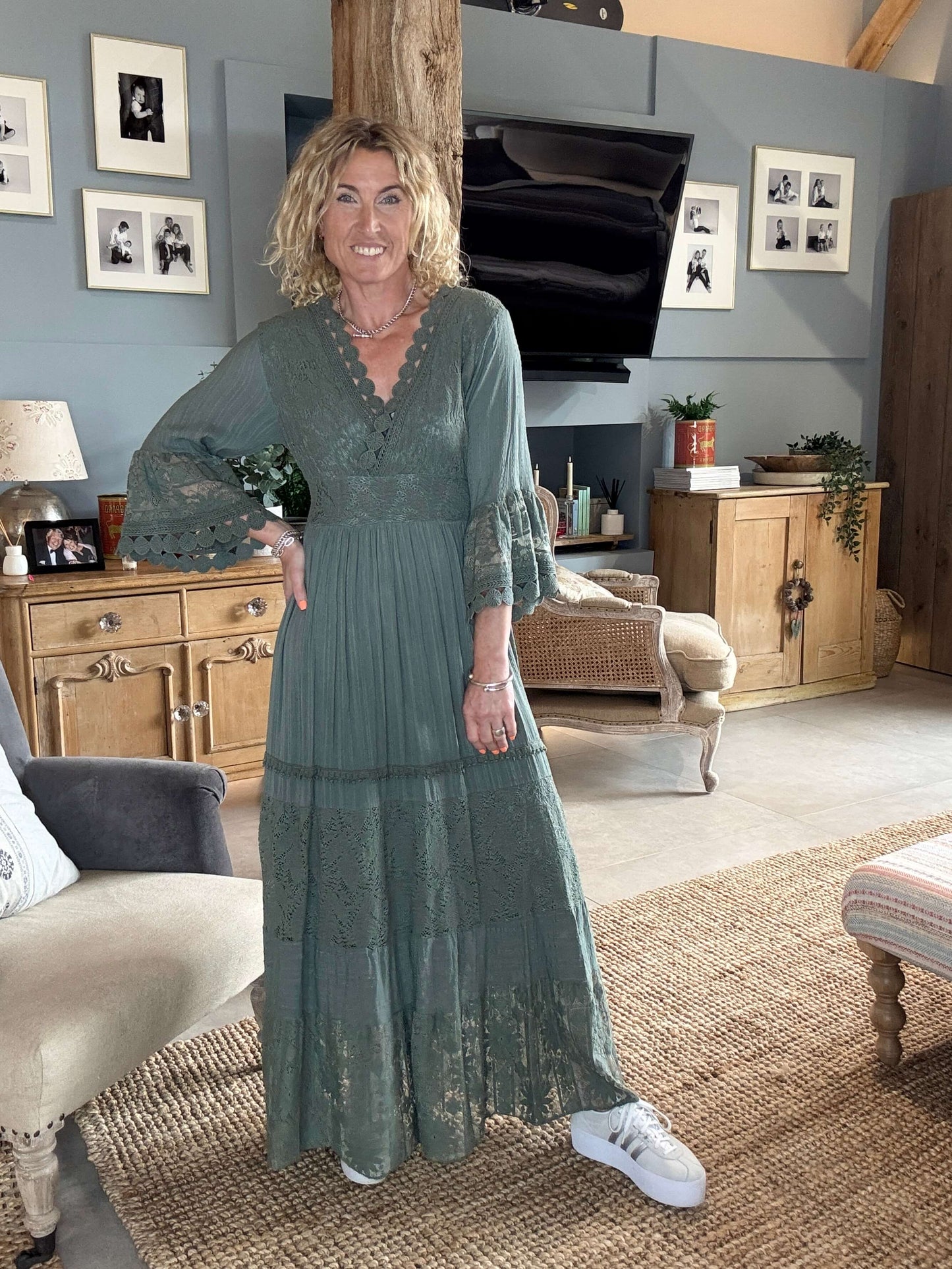 Santorini Dress | Khaki