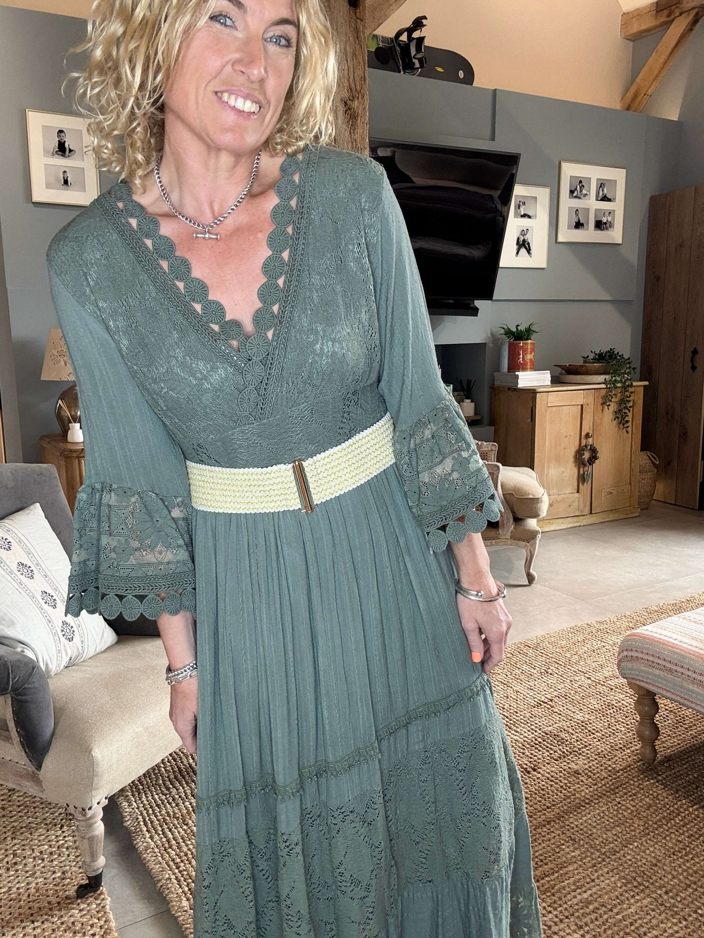 Santorini Dress | Khaki