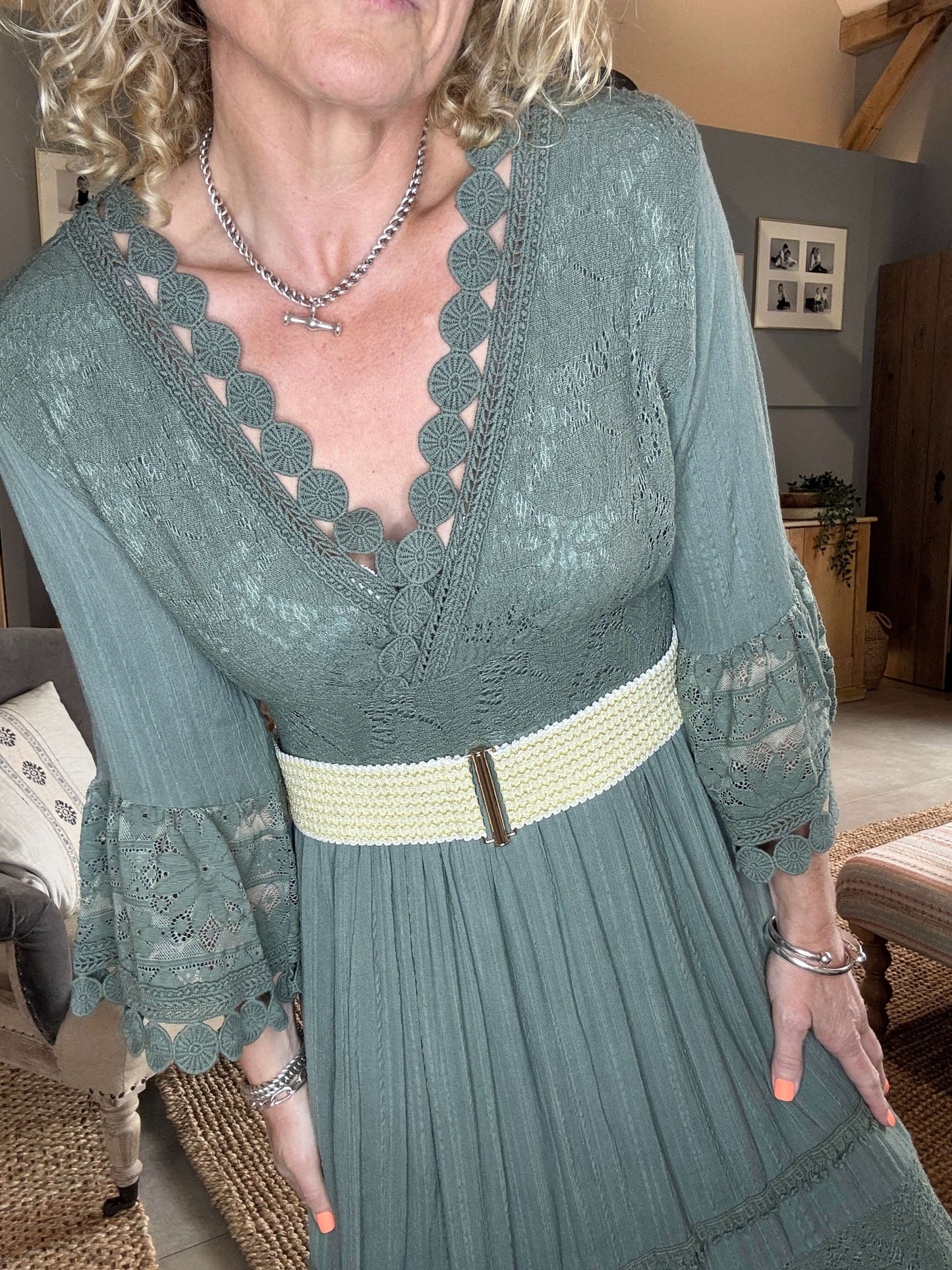 Santorini Dress | Khaki