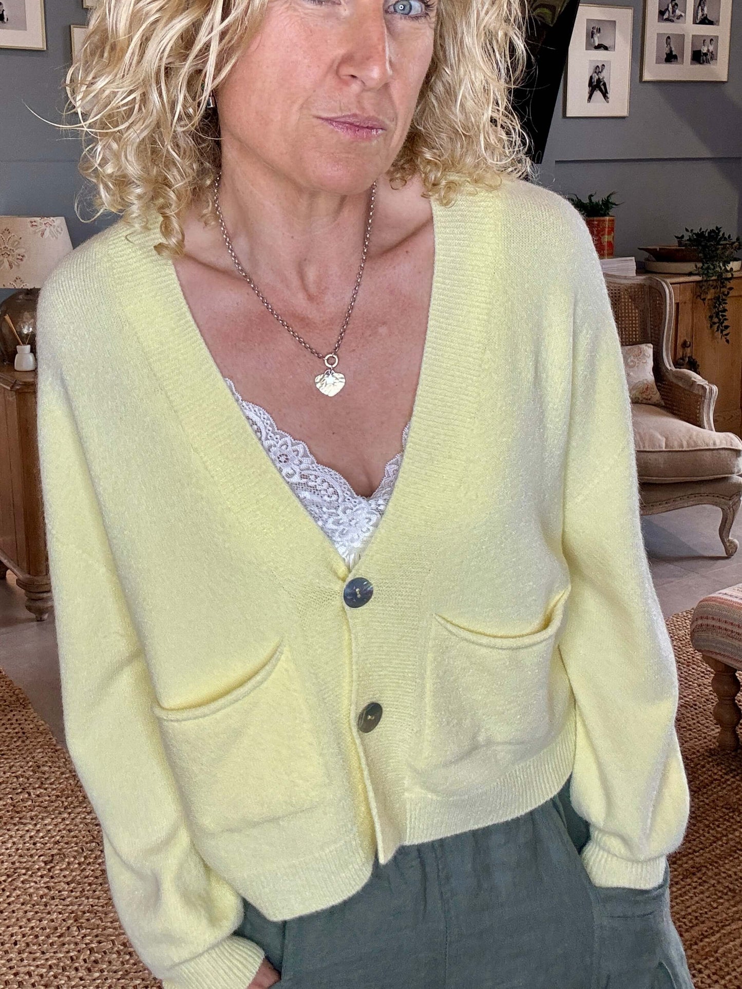 The Papa Cardigan | Pale Yellow (NEW)