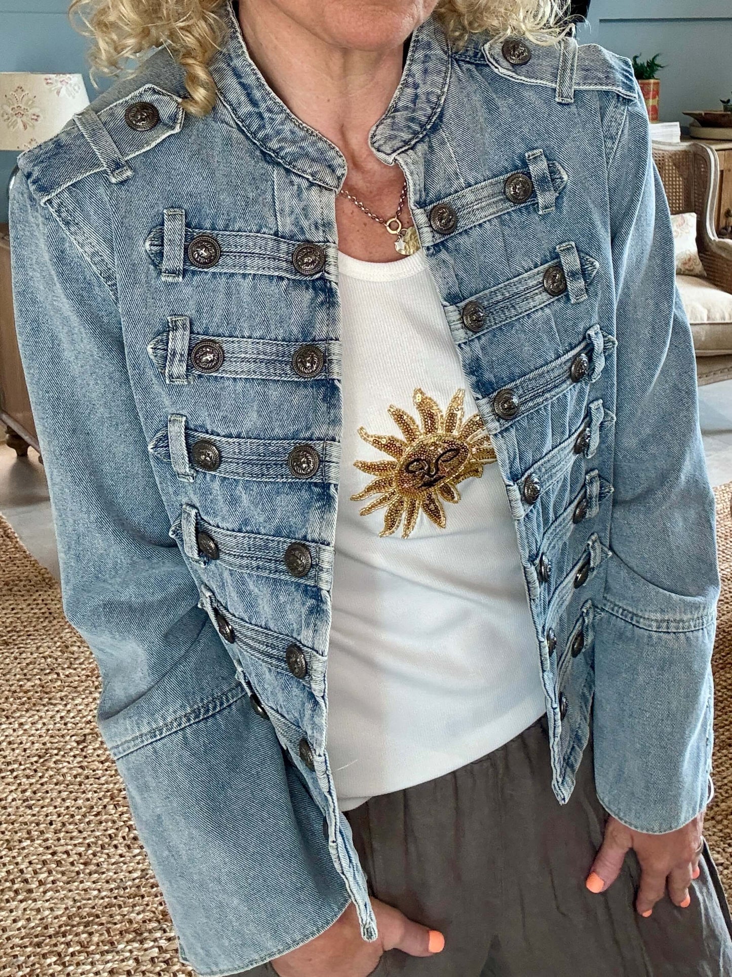 The Regiment Jacket | Pale Denim