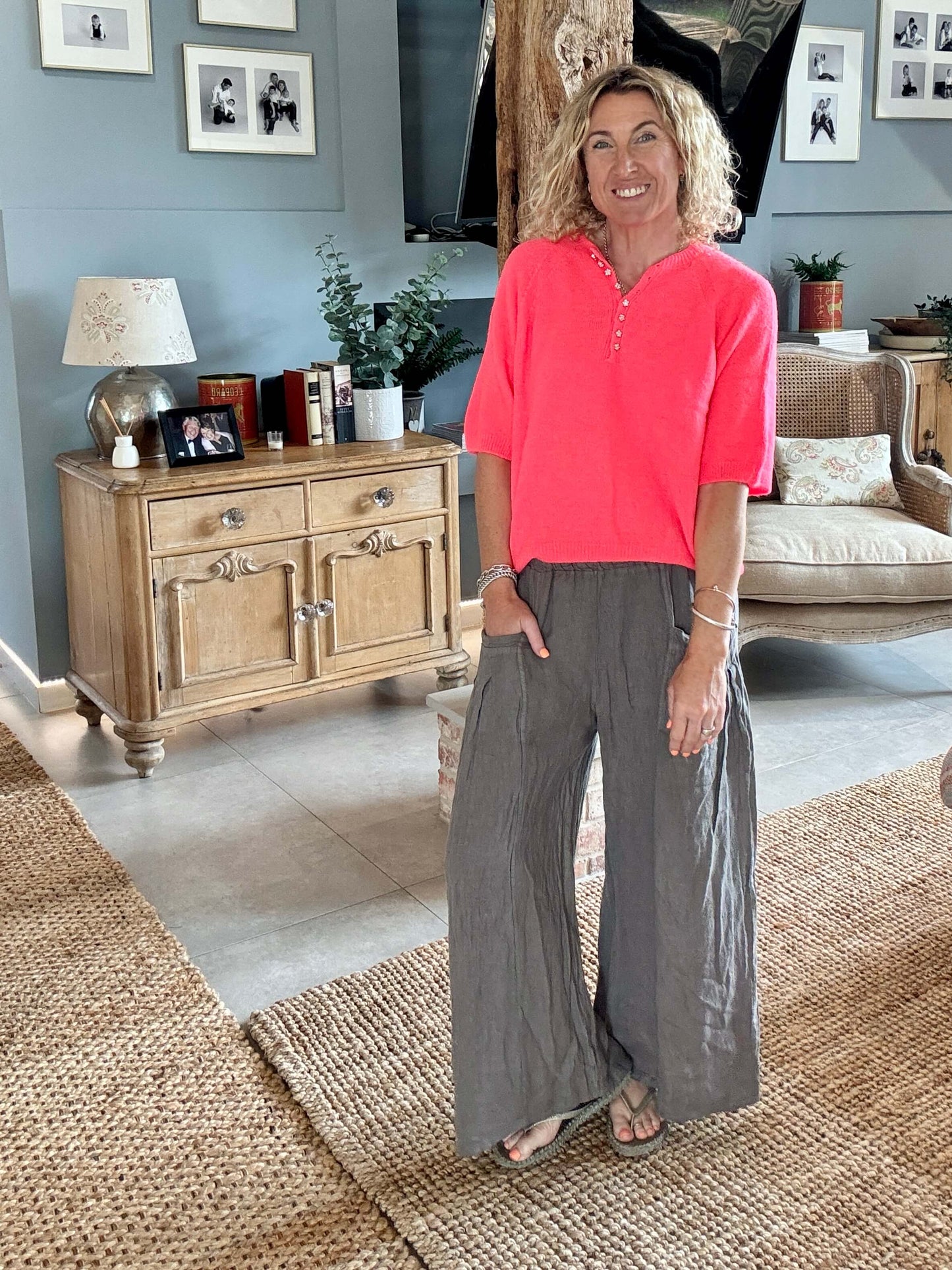 Dixie Knit | Neon Coral