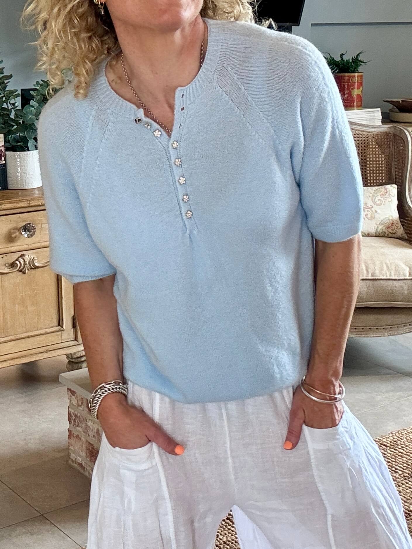Dixie Knit | Sky Blue