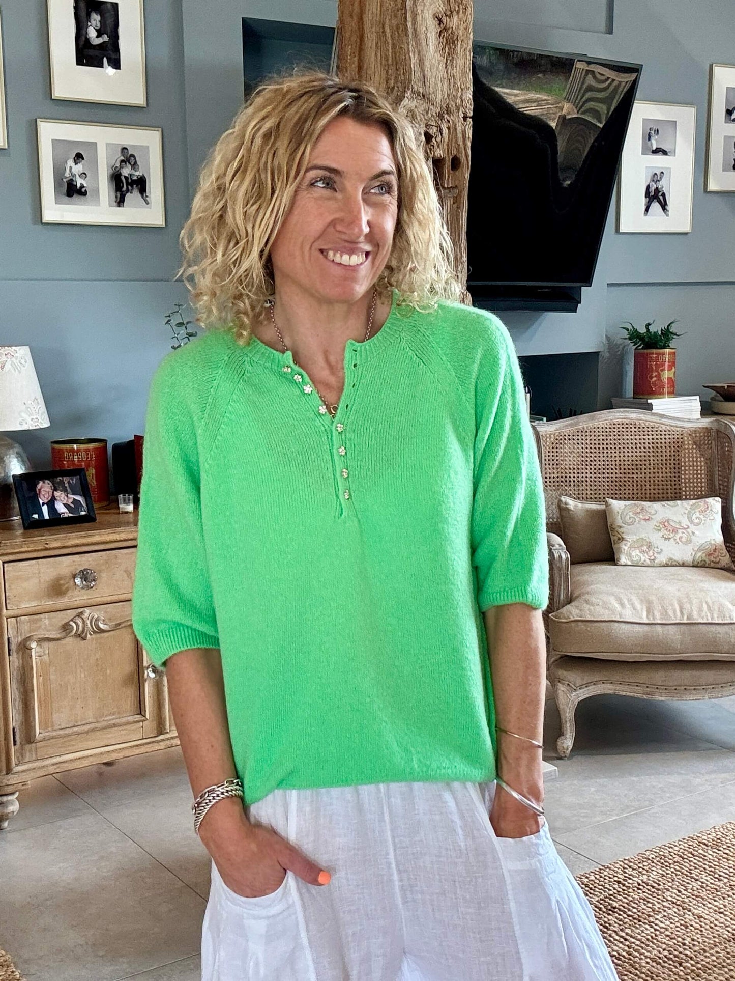 Dixie Knit | Apple Green