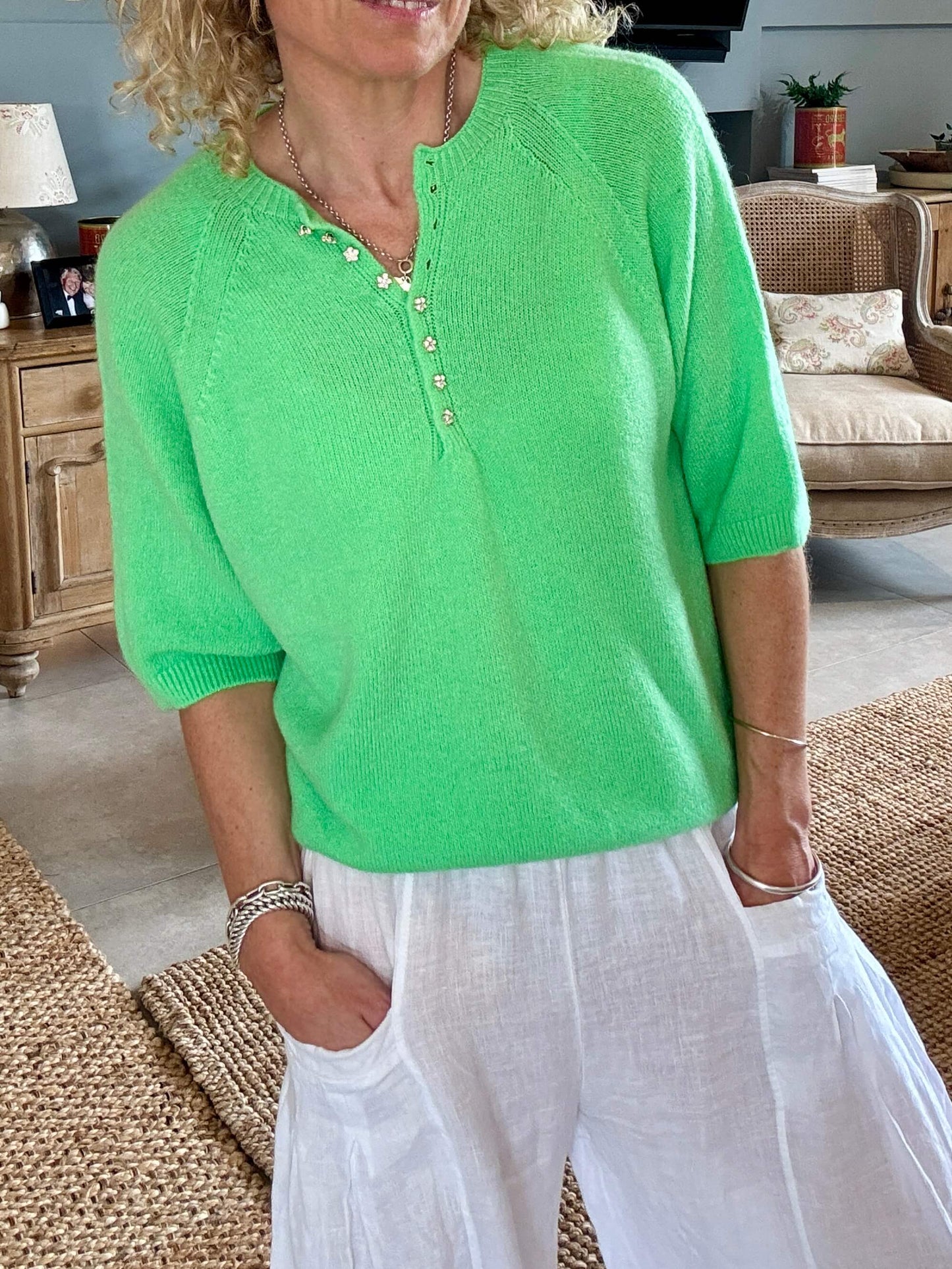 Dixie Knit | Apple Green