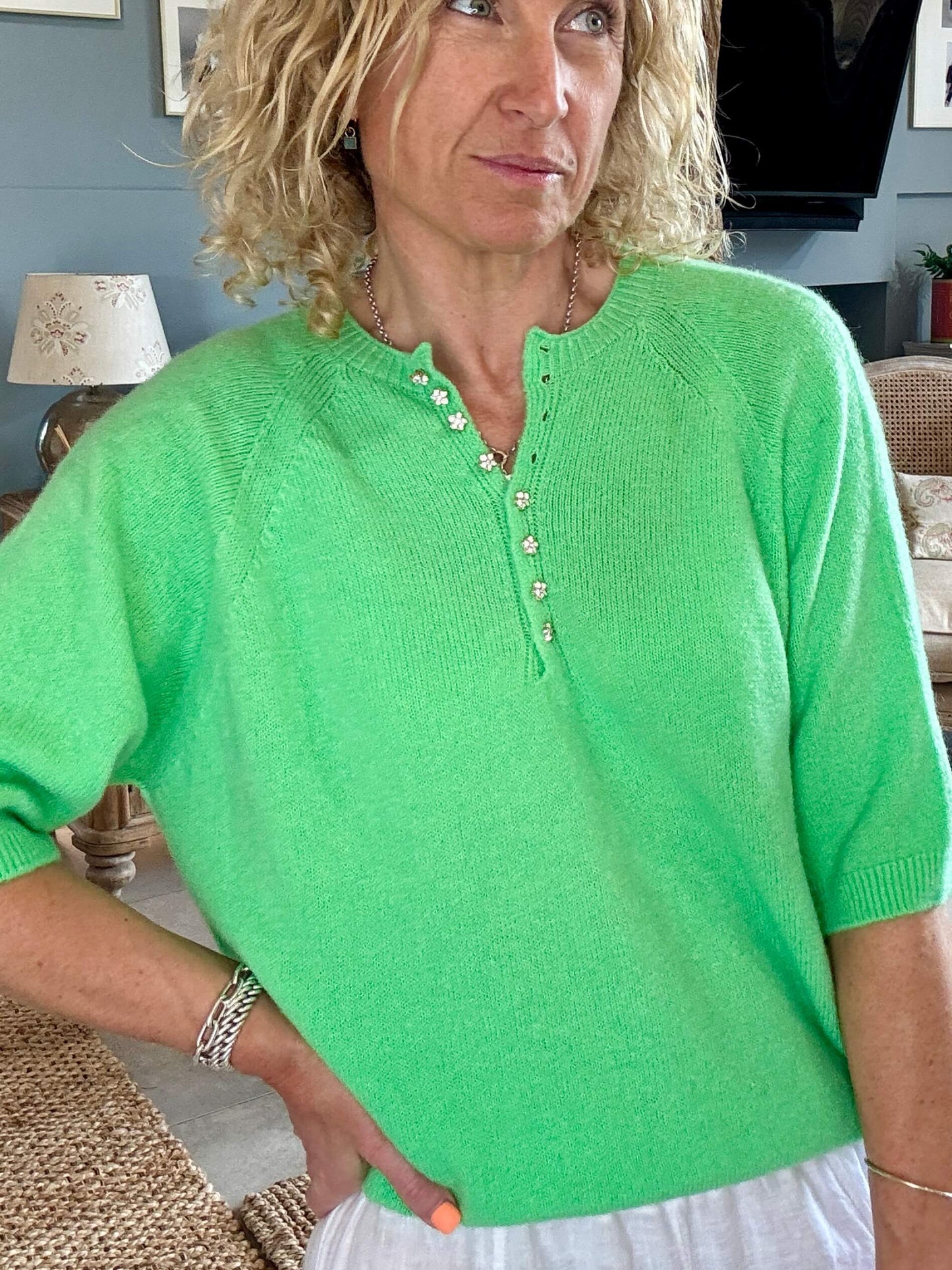 Dixie Knit | Apple Green