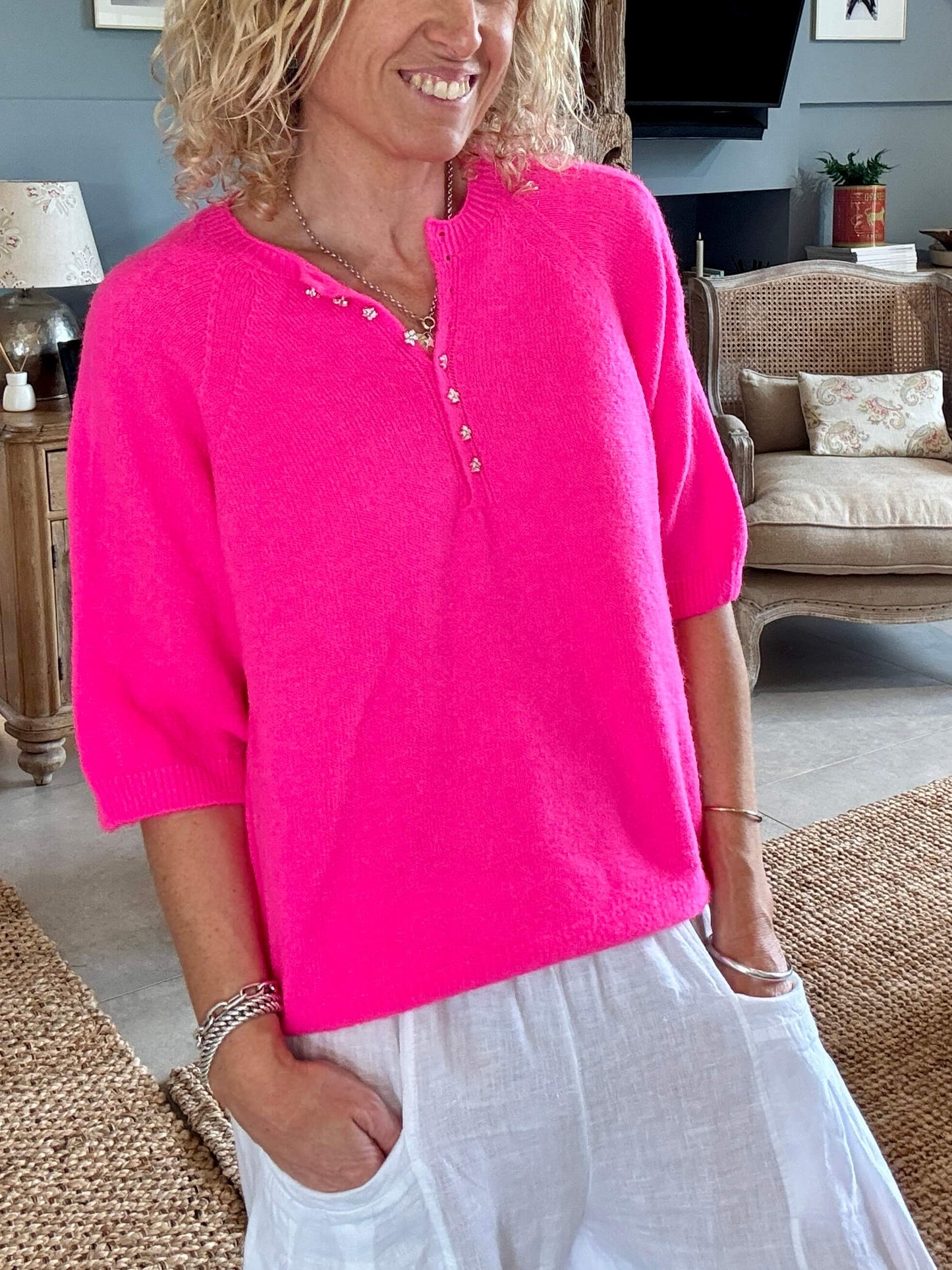 Dixie Knit | Neon Pink
