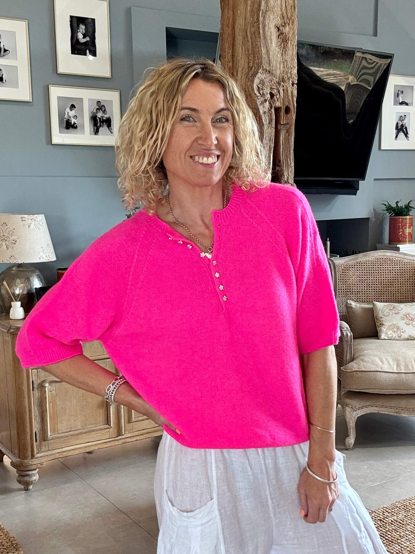 Dixie Knit | Neon Pink