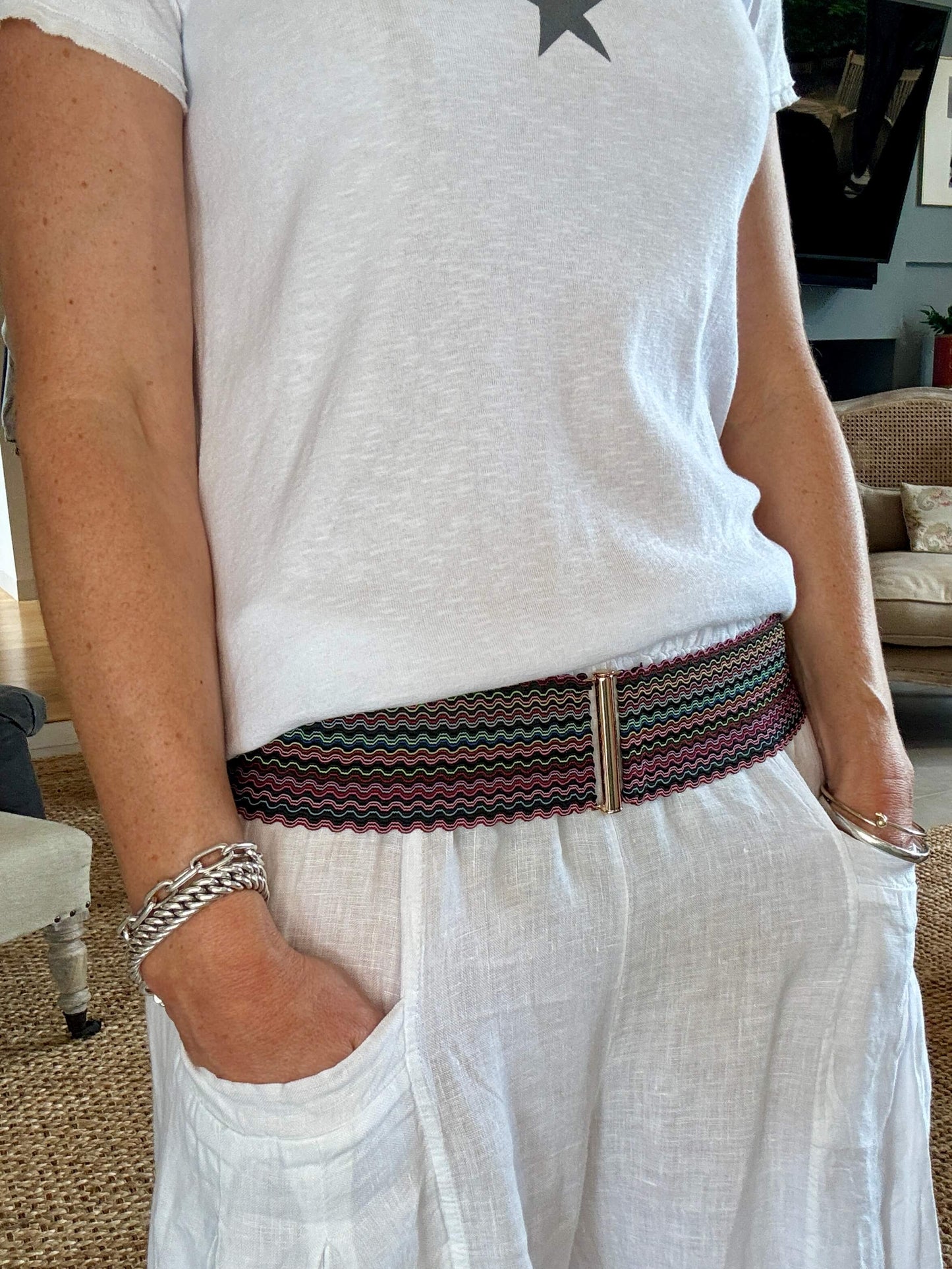 Ric Rac Belt | Multi Fluro