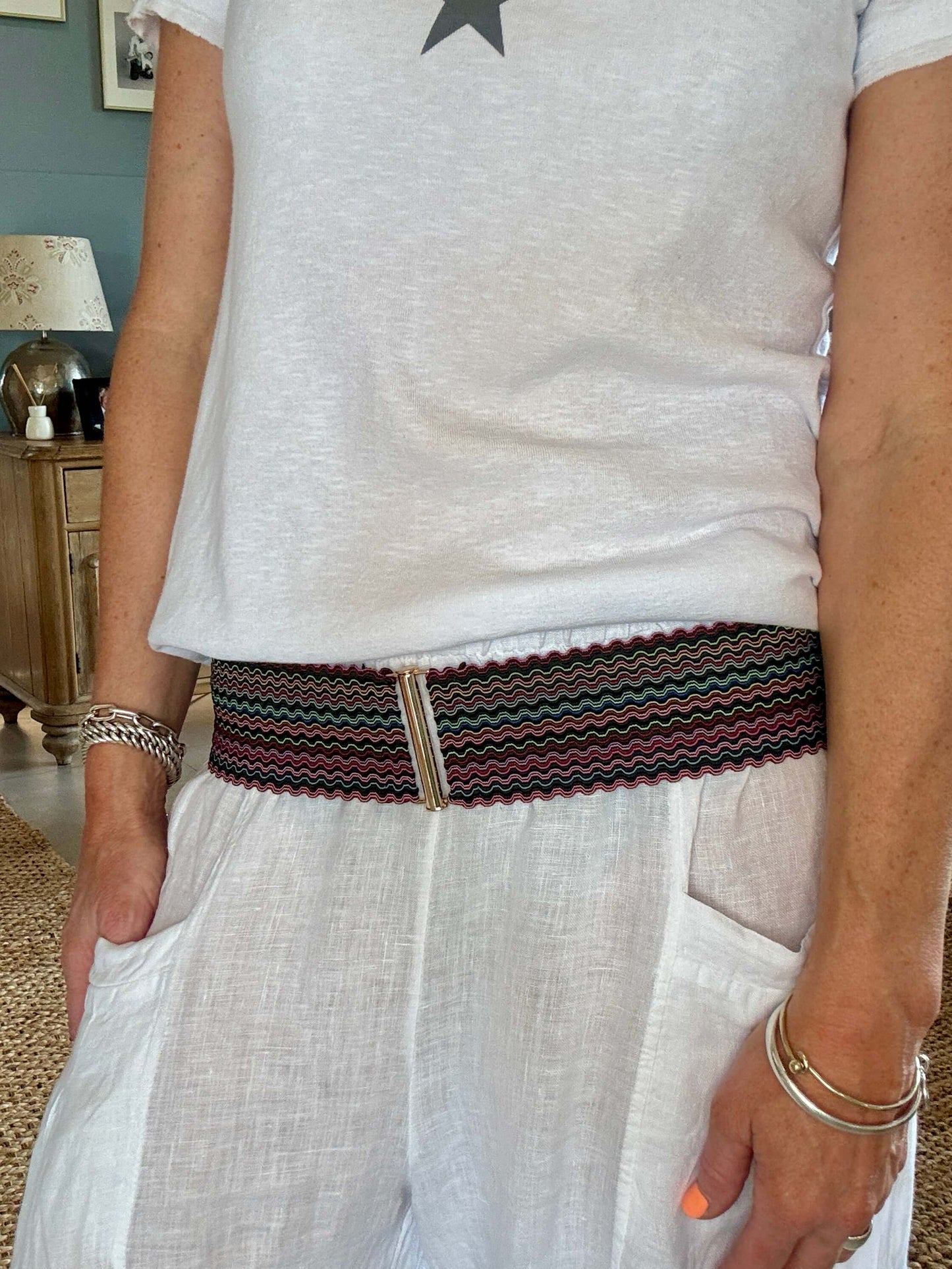 Ric Rac Belt | Multi Fluro