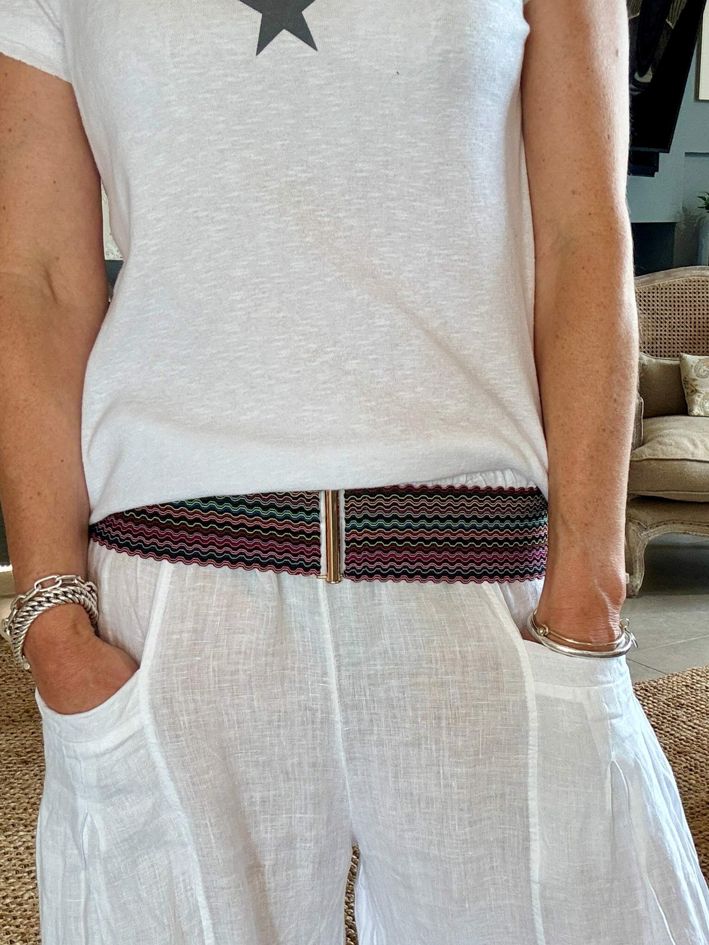 Ric Rac Belt | Multi Fluro