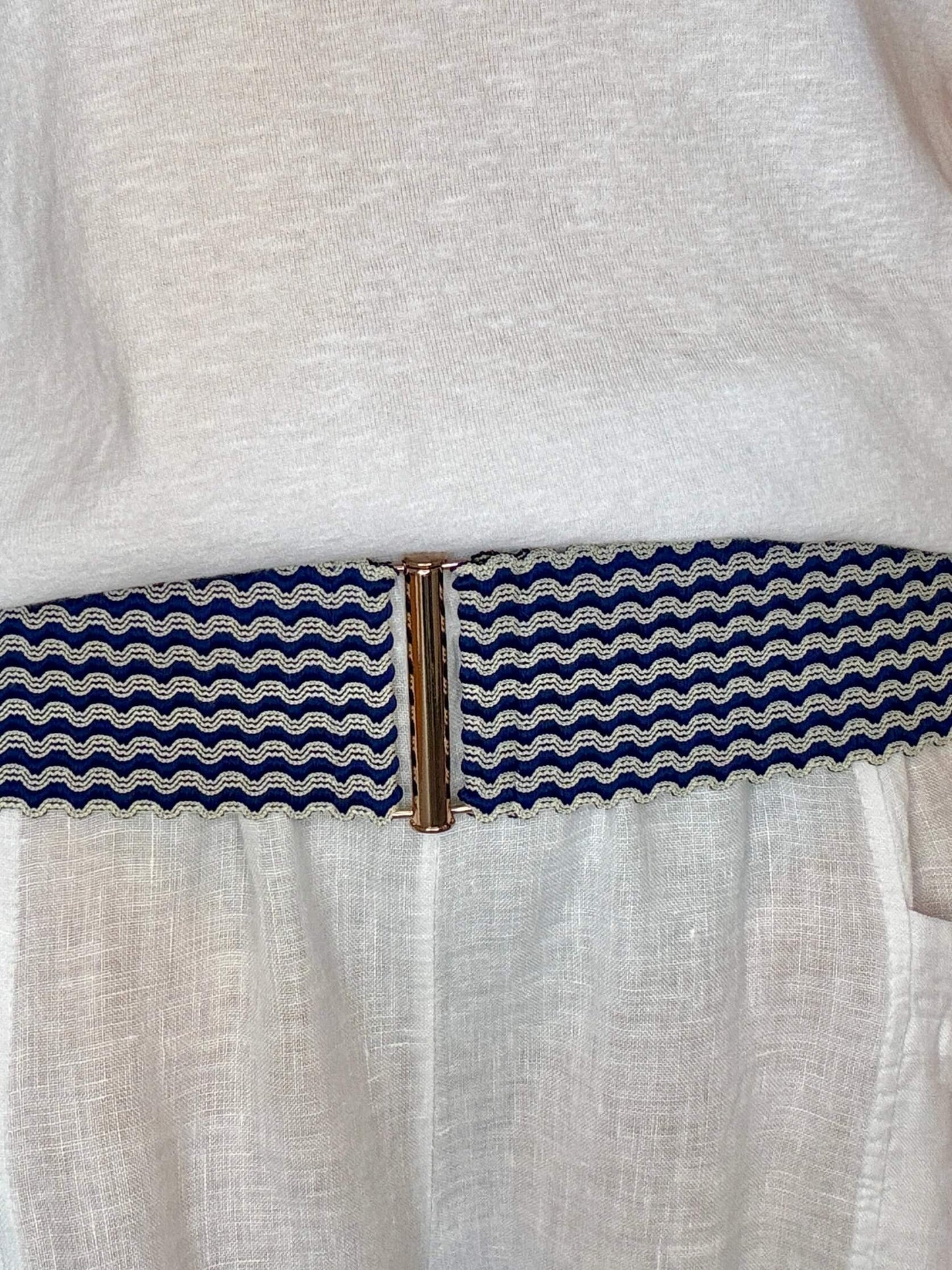 Ric Rac Belt | Navy & White
