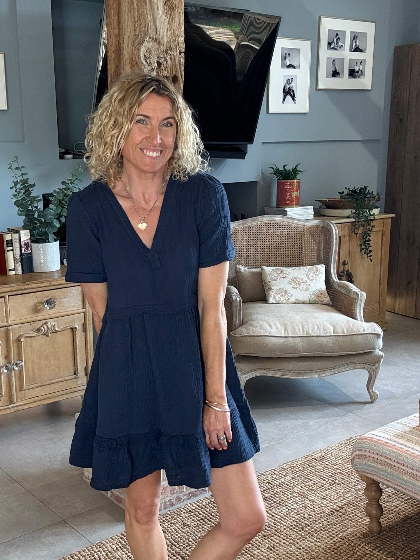 The Stevie Dress | French Navy