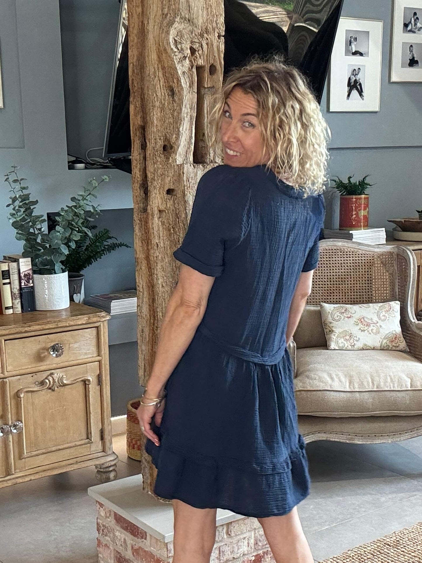 The Stevie Dress | French Navy