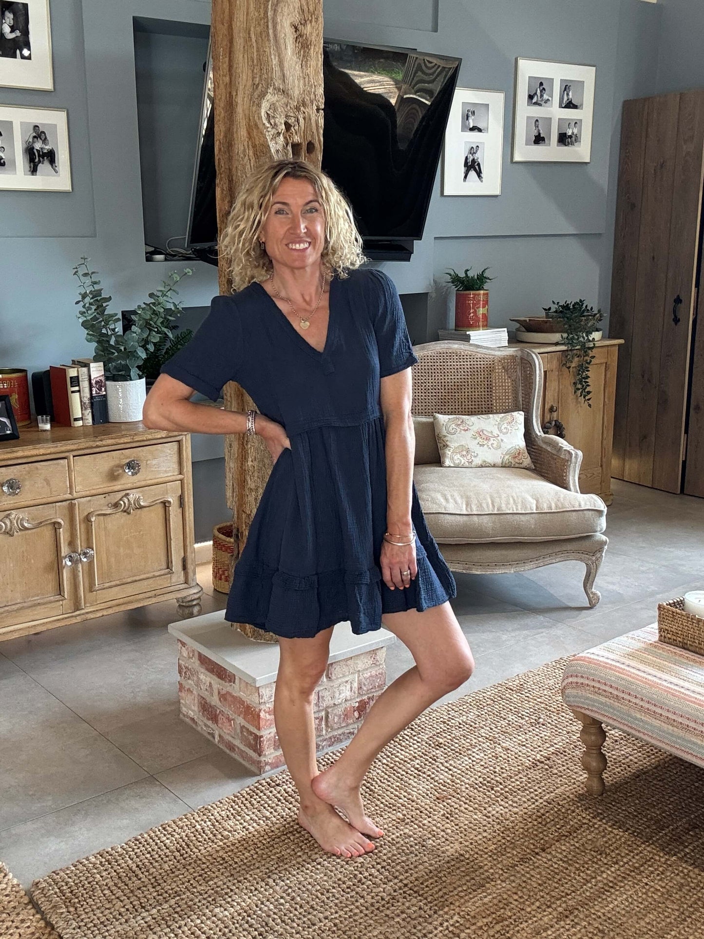 The Stevie Dress | French Navy