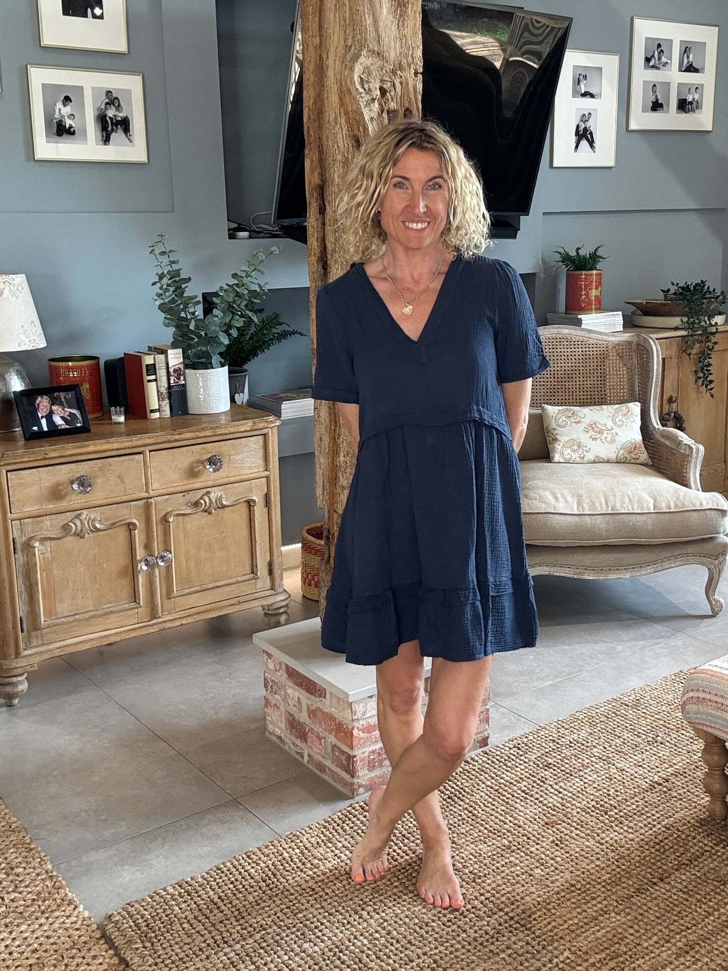 The Stevie Dress | French Navy