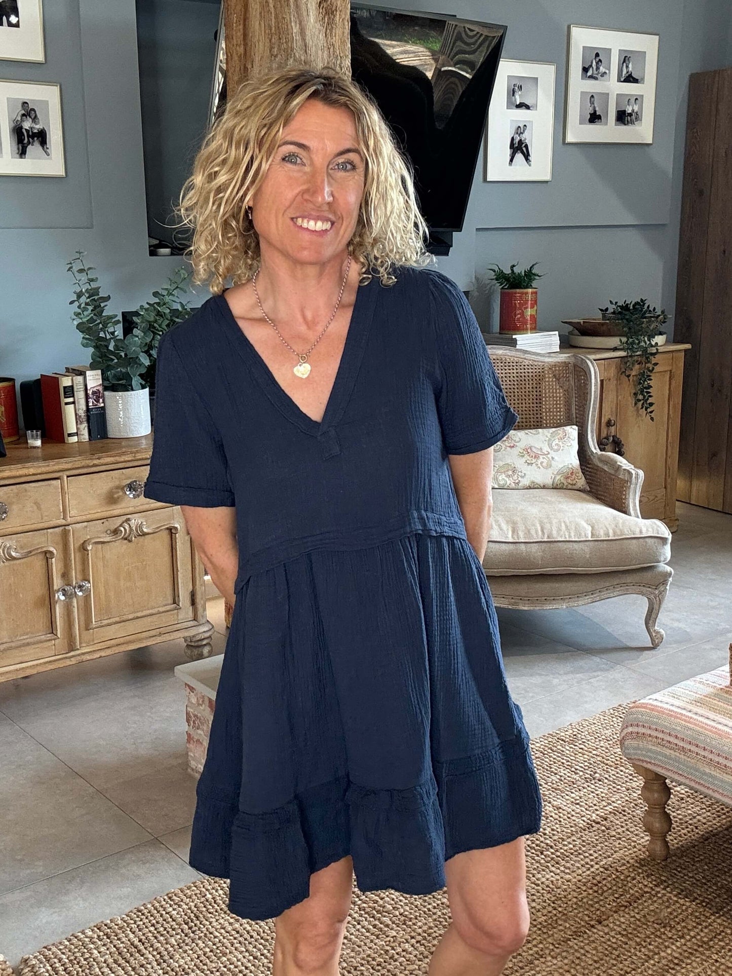 The Stevie Dress | French Navy