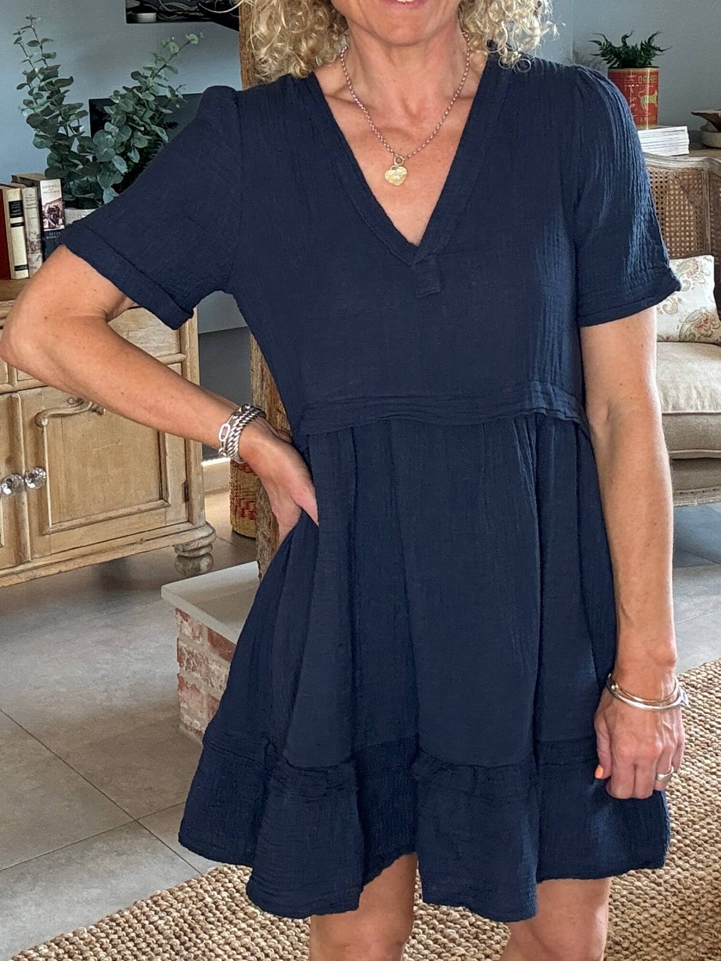 The Stevie Dress | French Navy