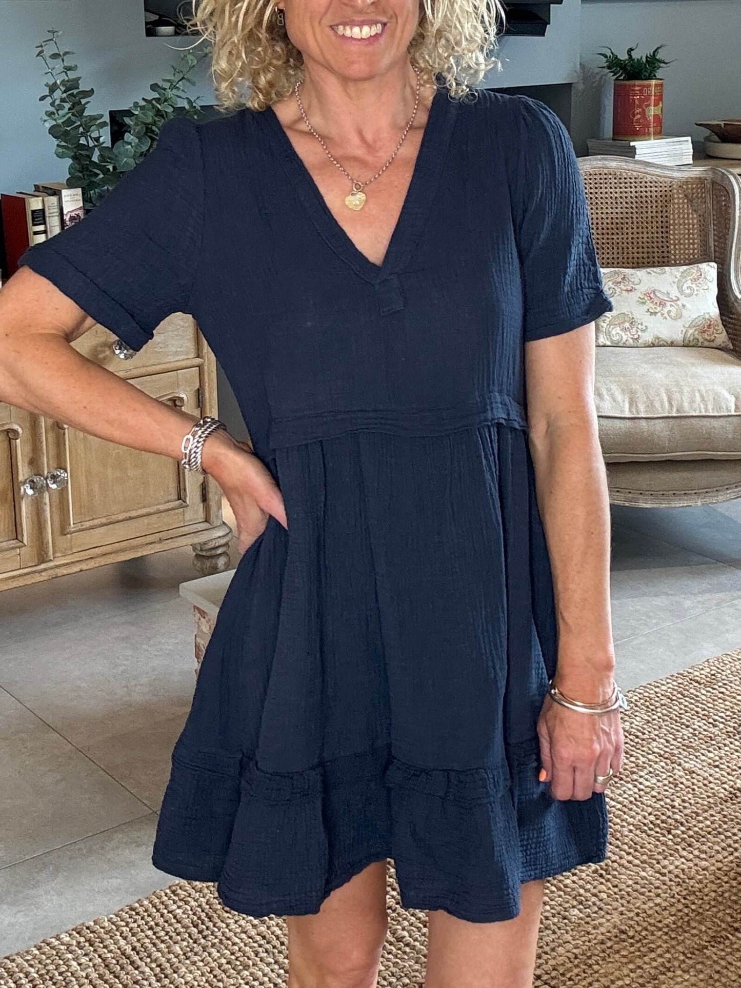 The Stevie Dress | French Navy