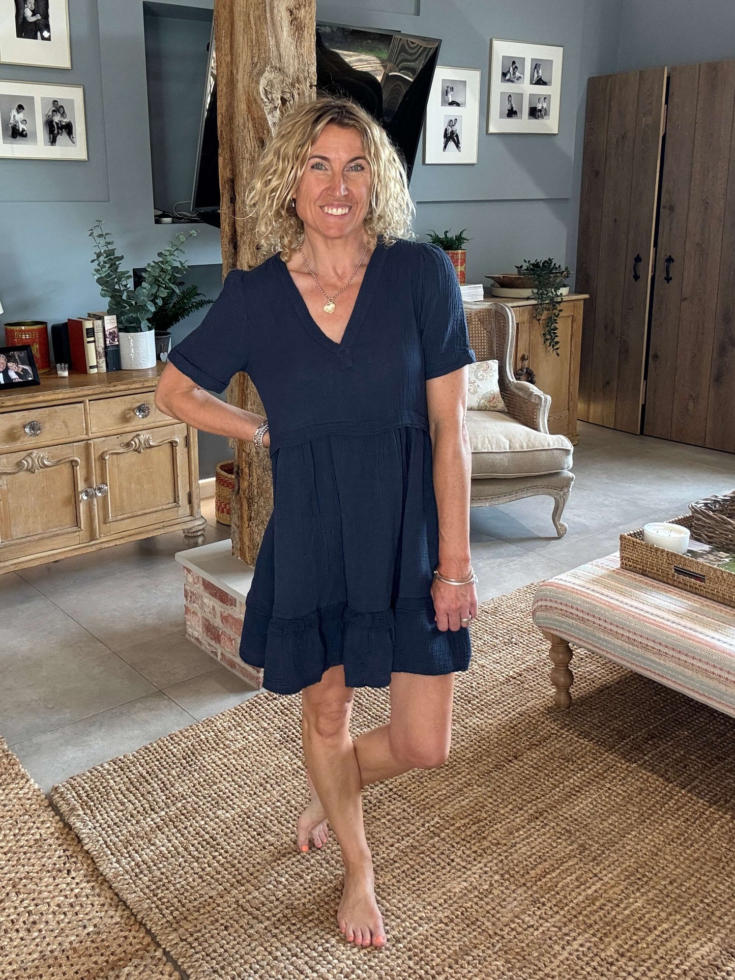 The Stevie Dress | French Navy