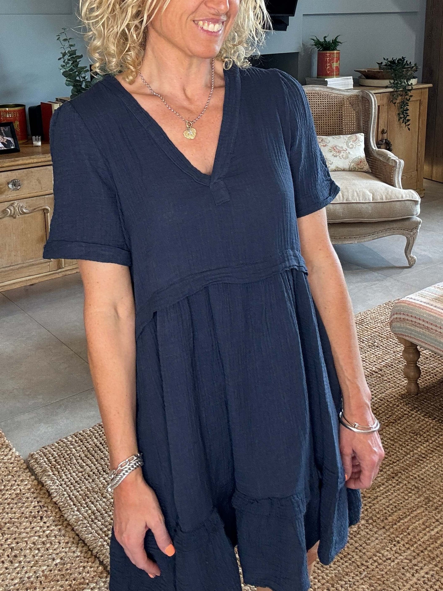 The Stevie Dress | French Navy