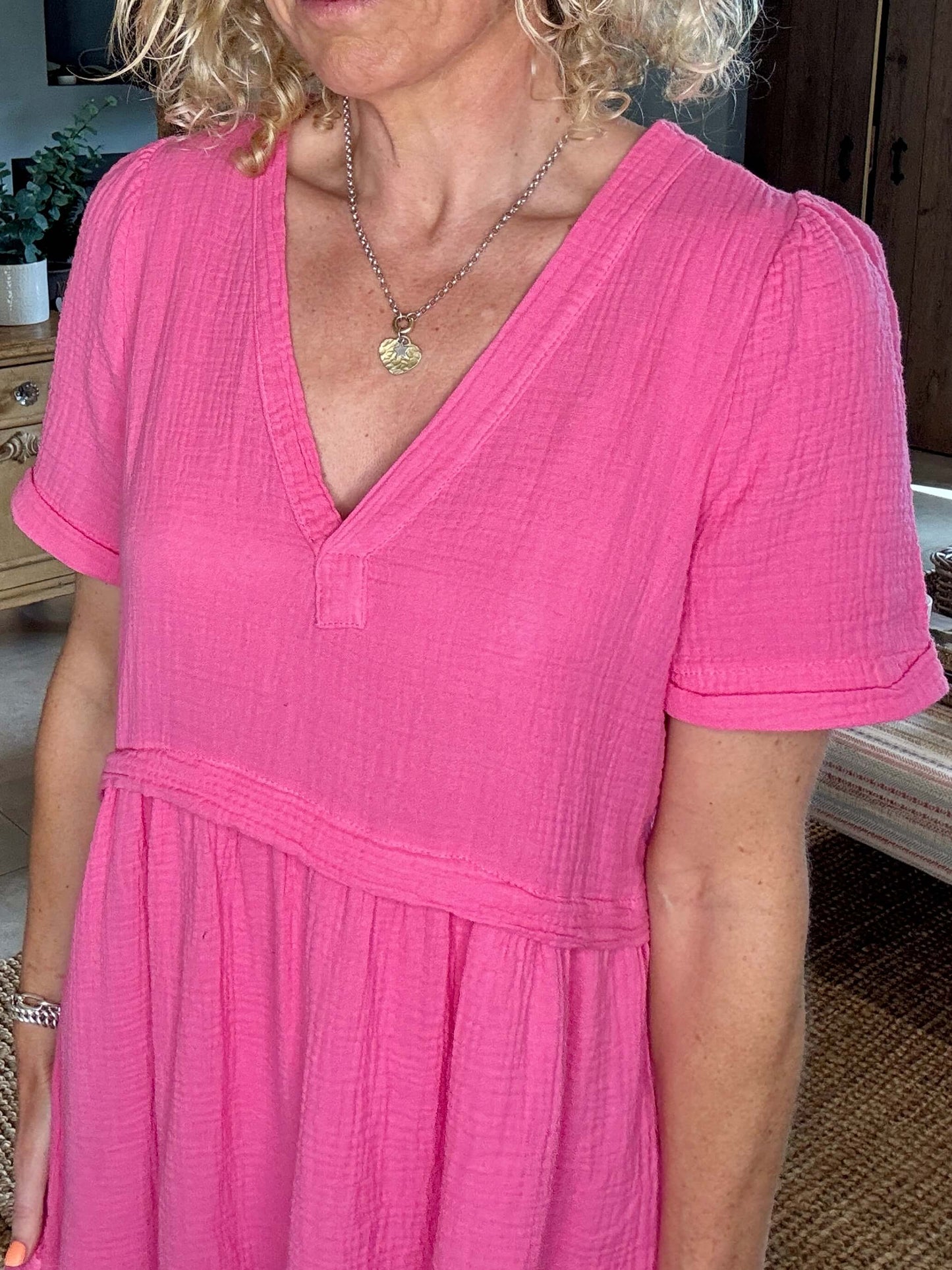 The Stevie Dress | Hot Pink