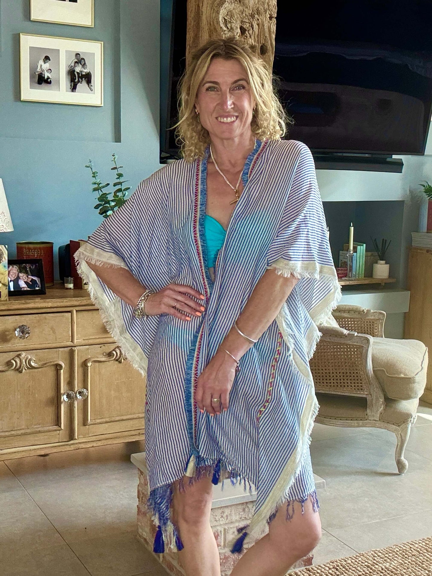 Ocean Drive Kaftan | Blue