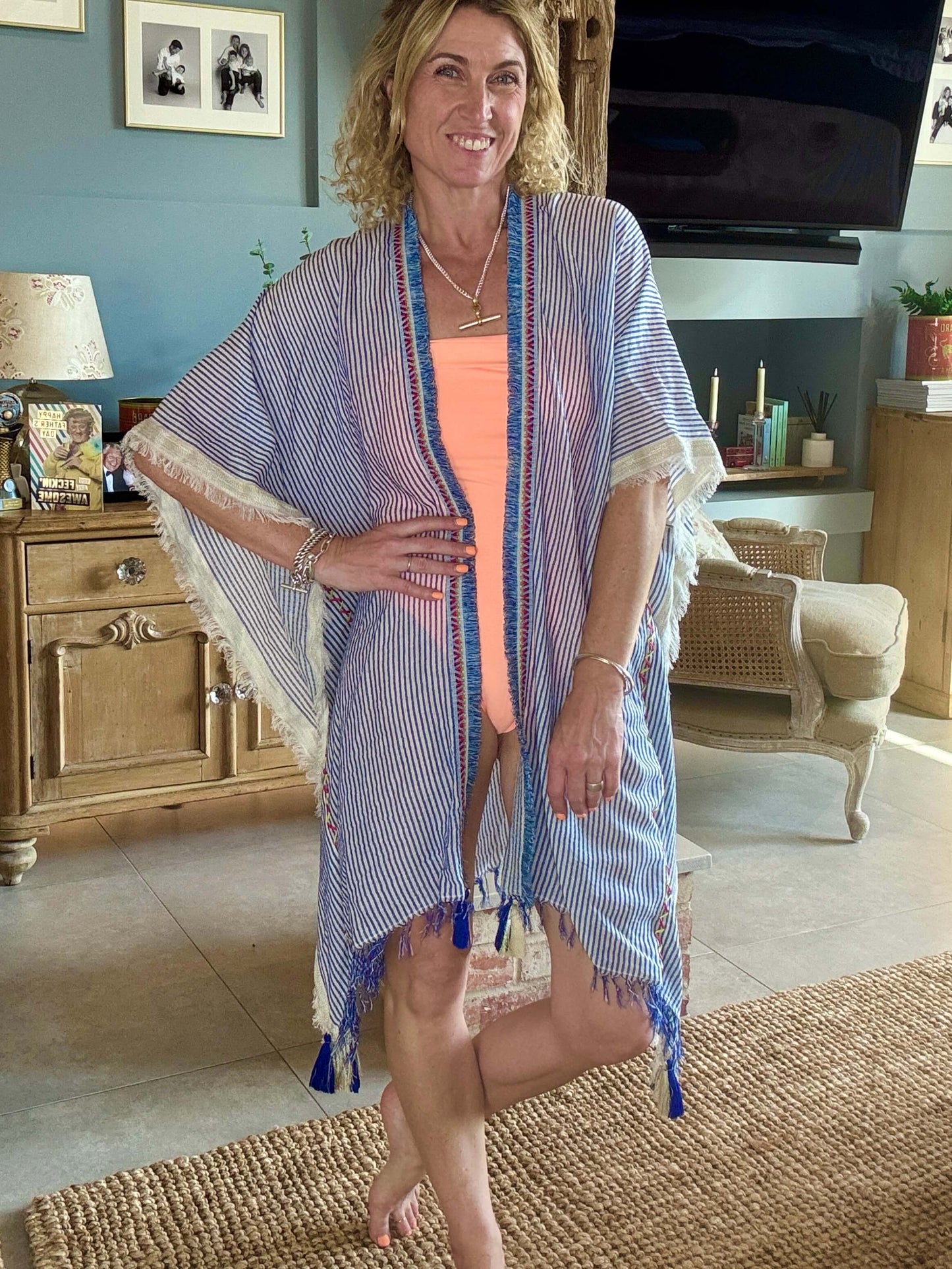 Ocean Drive Kaftan | Blue