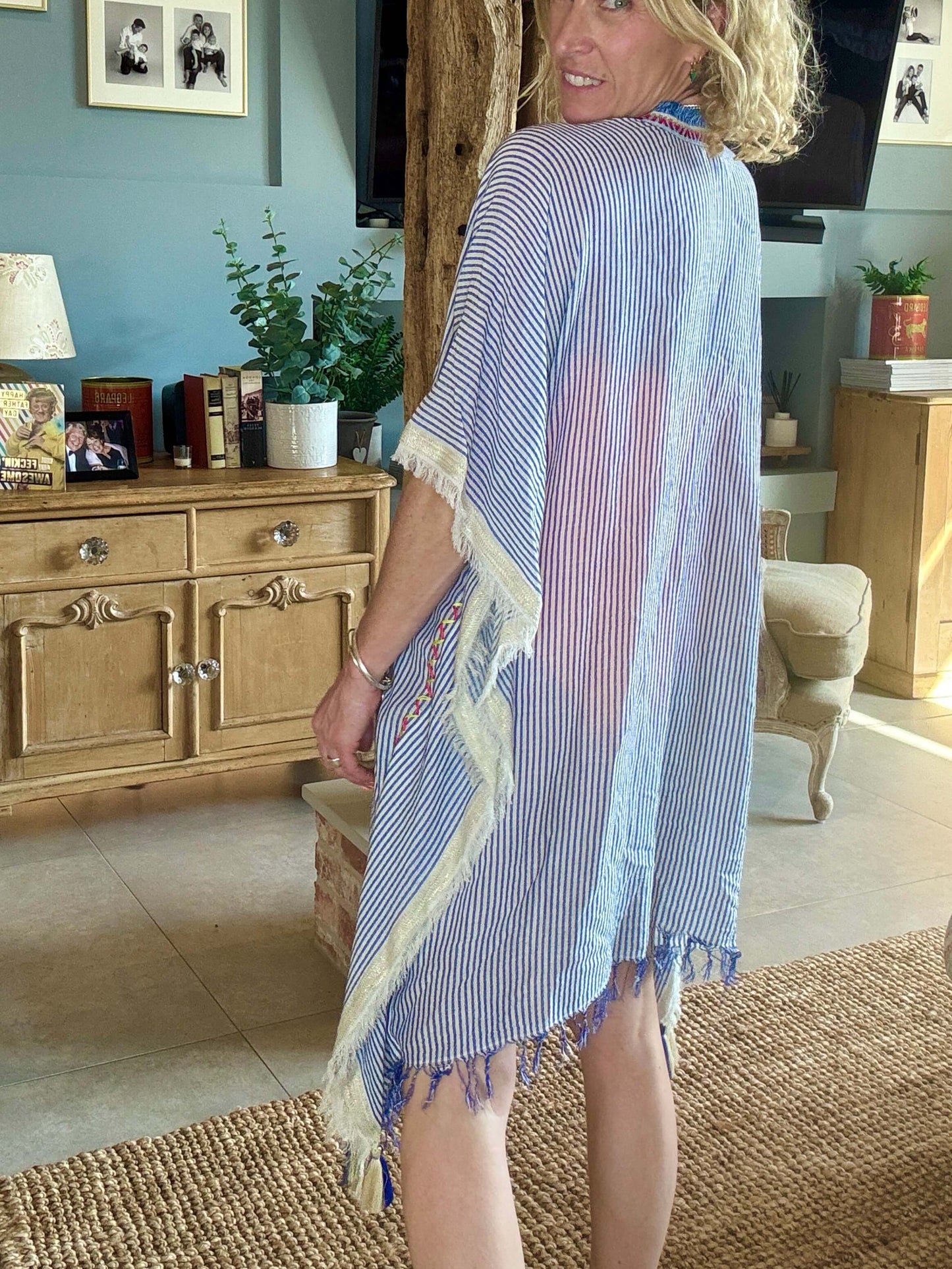Ocean Drive Kaftan | Blue