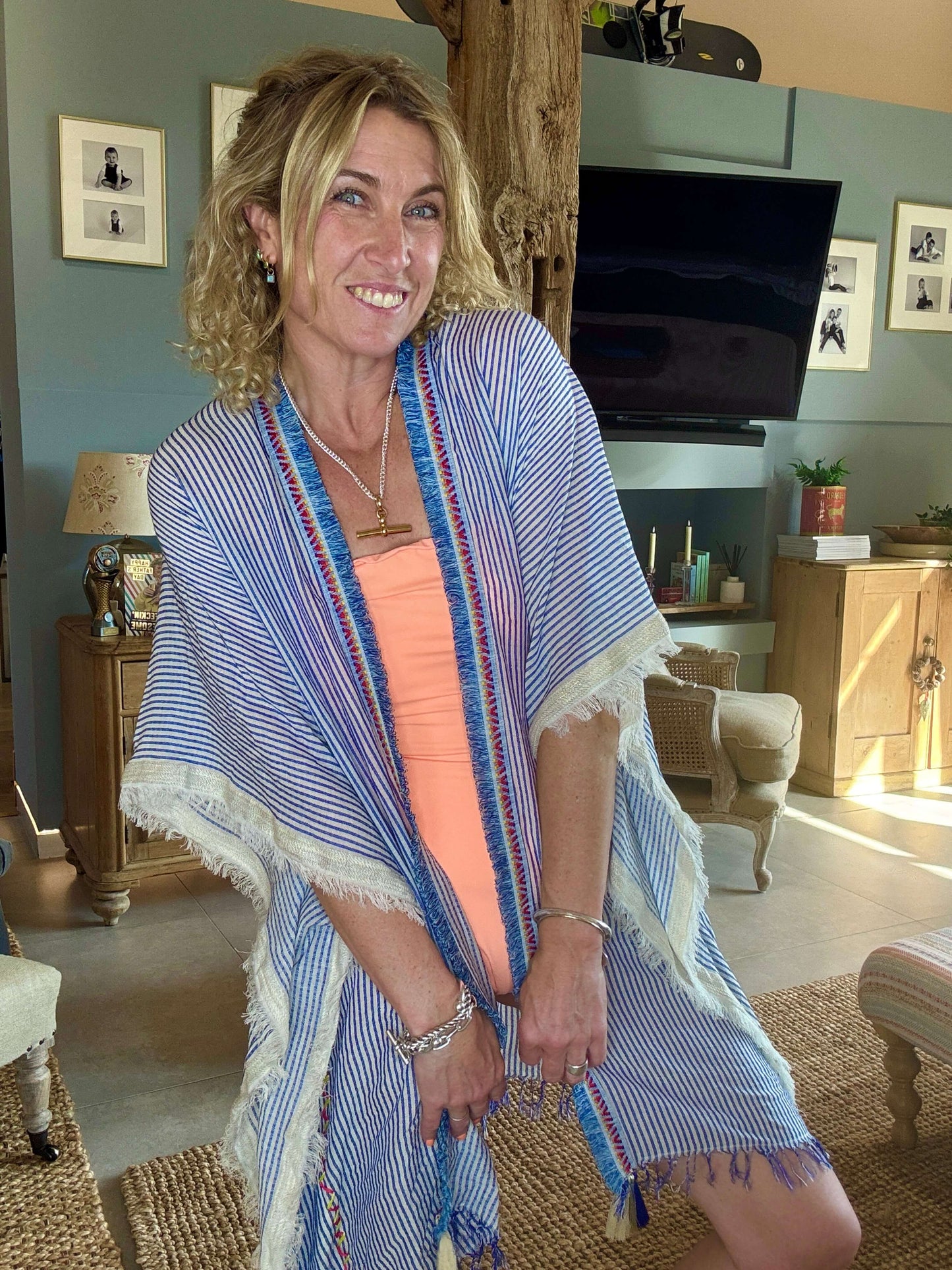 Ocean Drive Kaftan | Blue
