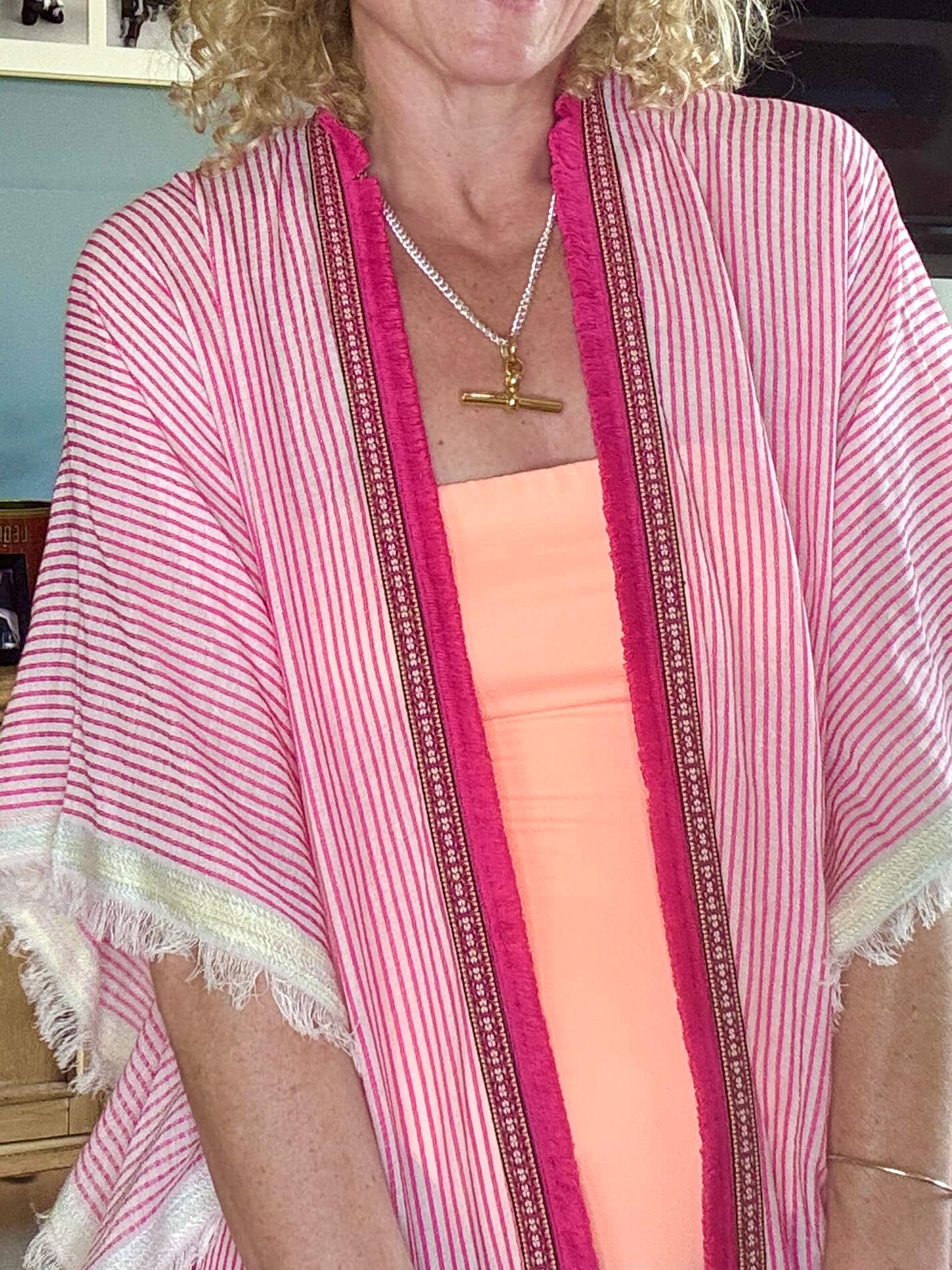 Ocean Drive Kaftan | Pink