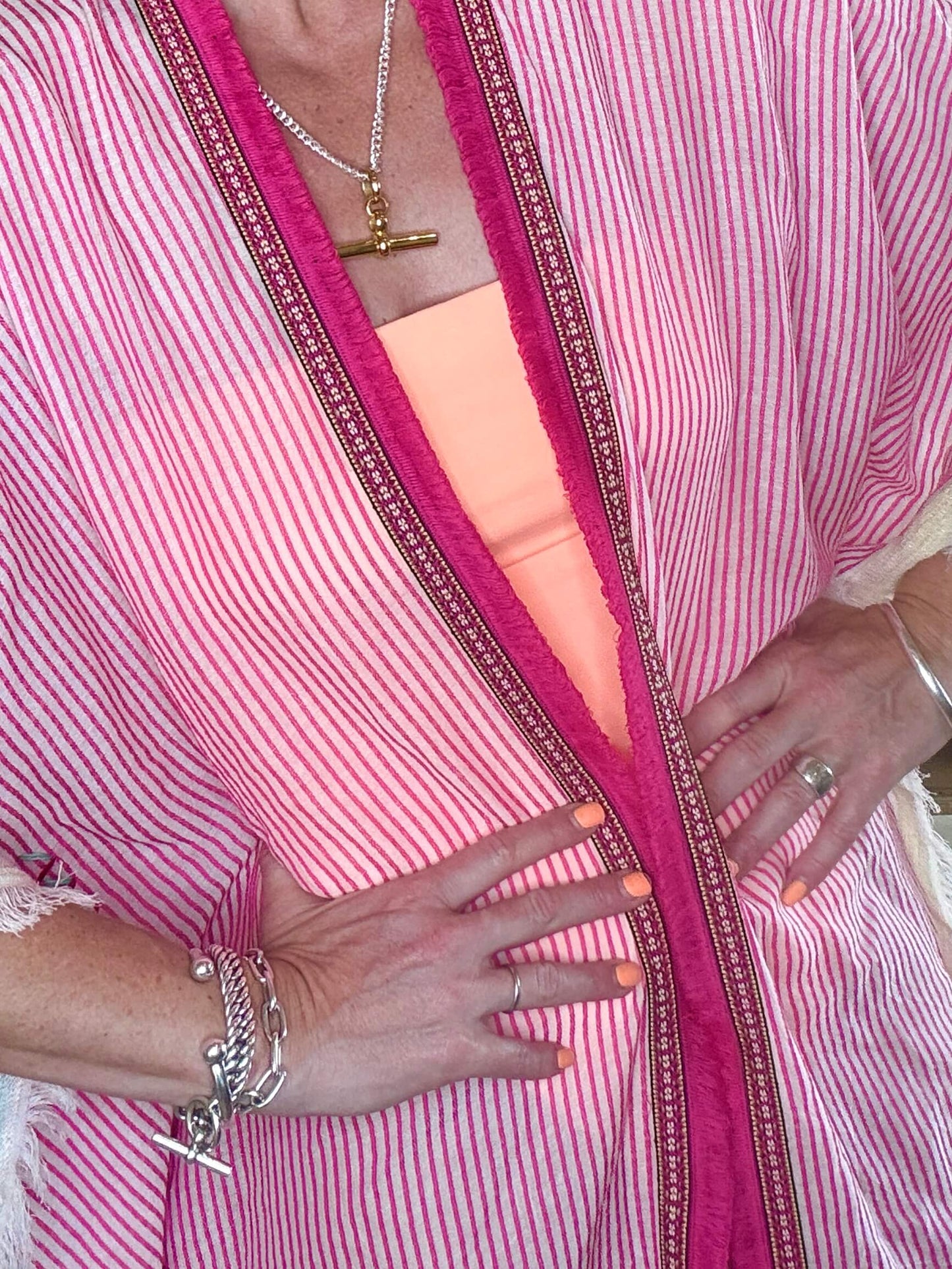 Ocean Drive Kaftan | Pink