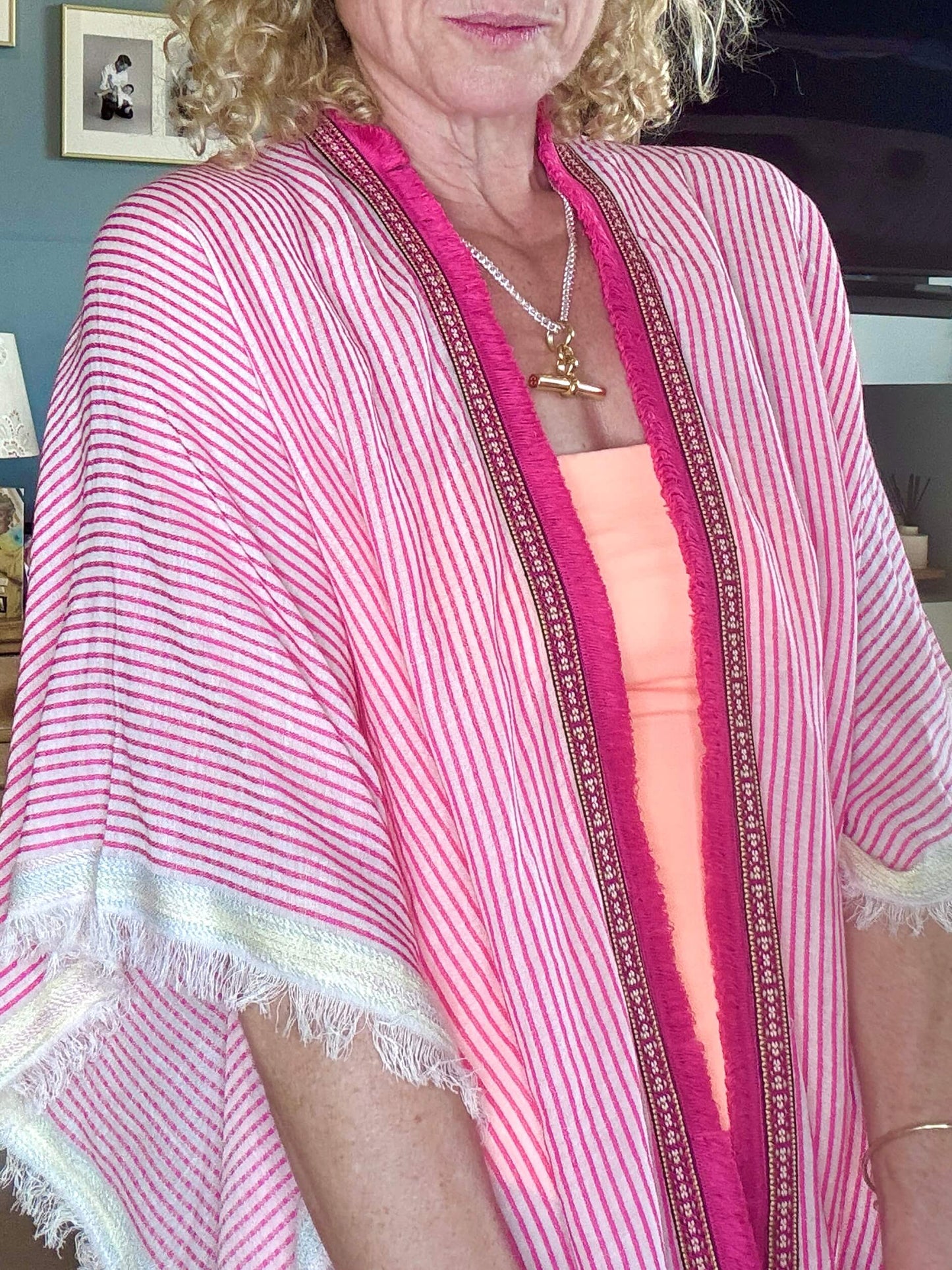 Ocean Drive Kaftan | Pink