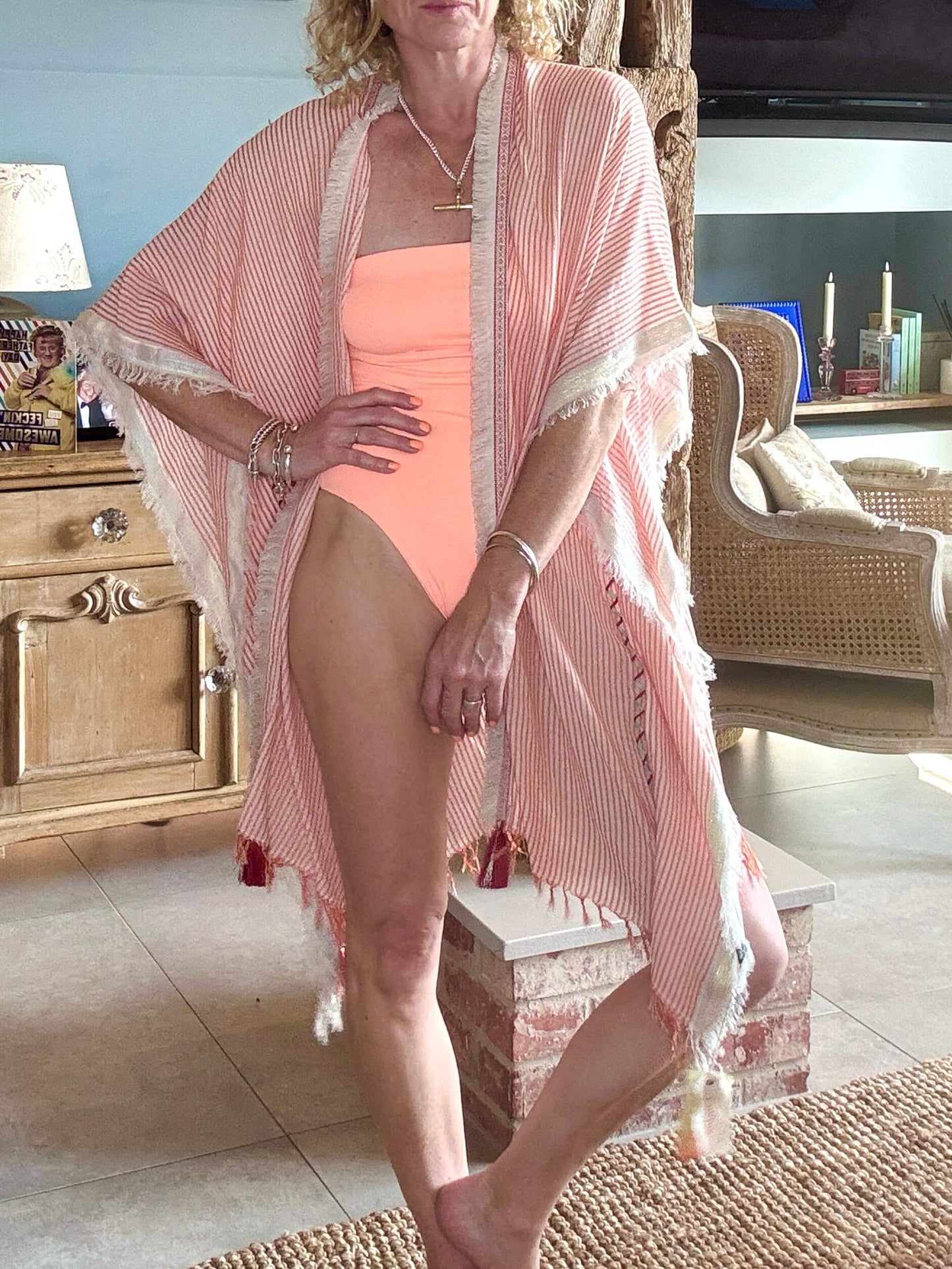 Ocean Drive Kaftan | Orange