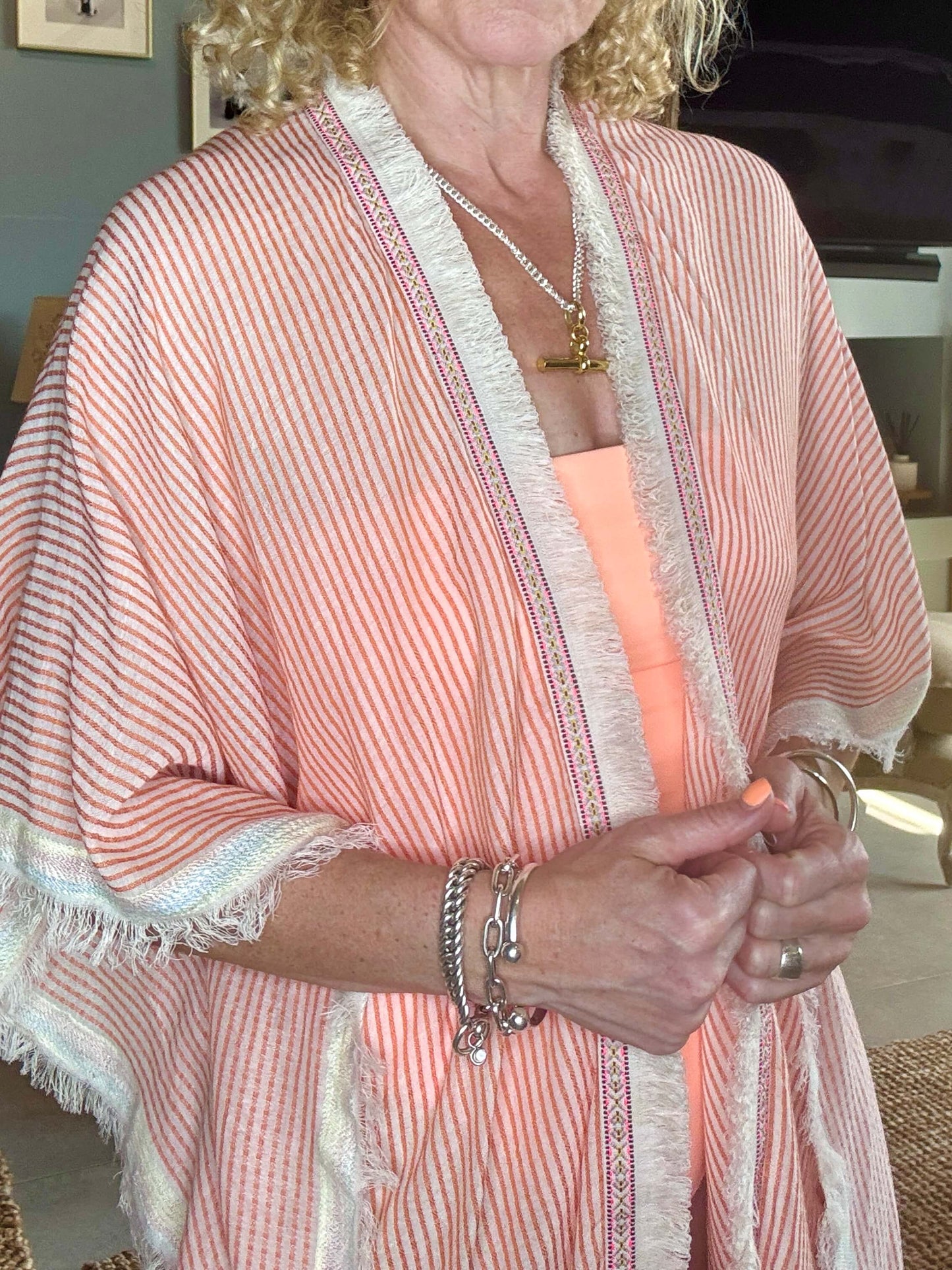 Ocean Drive Kaftan | Orange