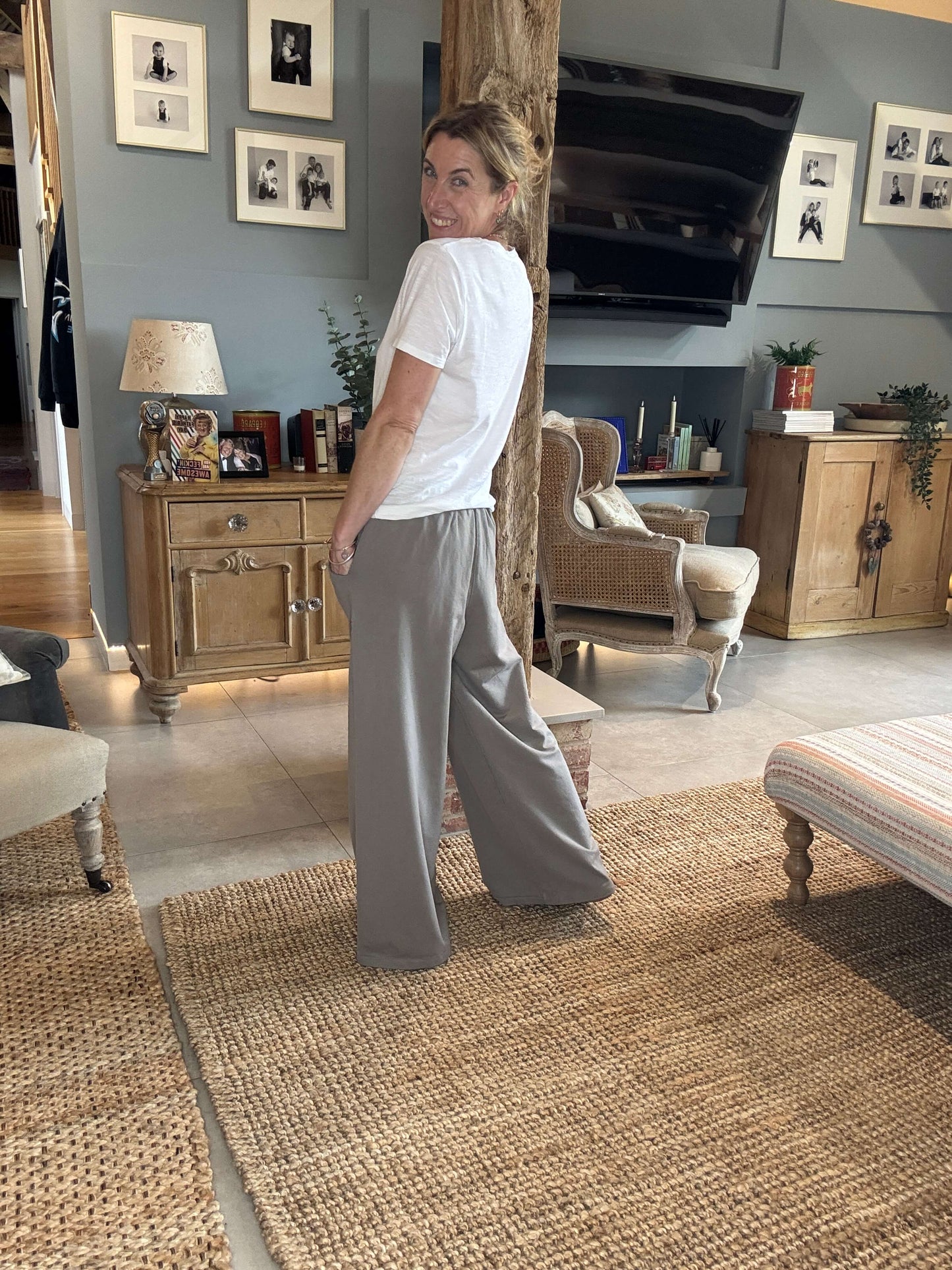 Dorset Wide Leg Jogger | Mocha (NEW)