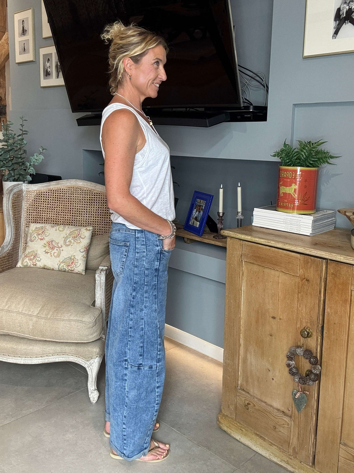 Carnaby Barrel Jeans | Vintage Wash