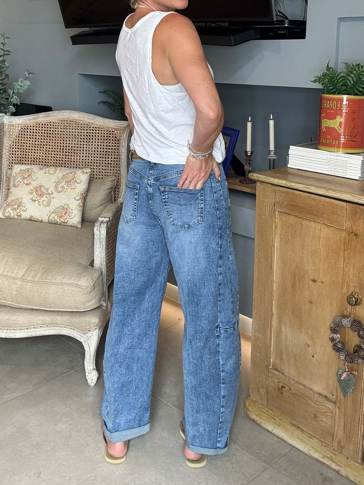 Carnaby Barrel Jeans | Vintage Wash