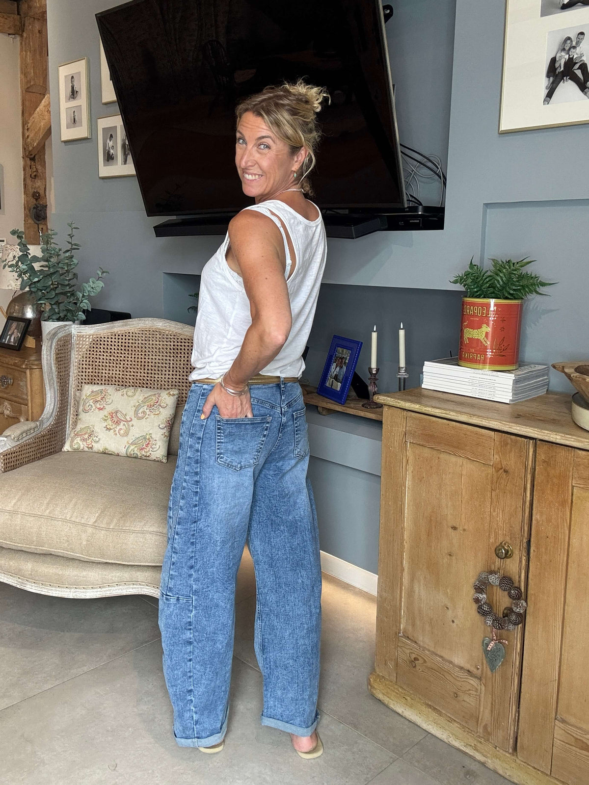 Carnaby Barrel Jeans | Vintage Wash