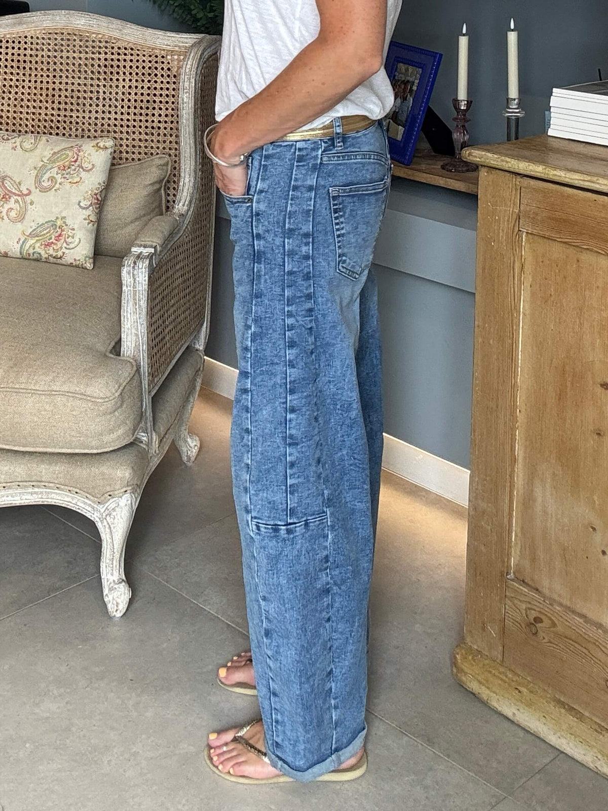 Carnaby Barrel Jeans | Vintage Wash