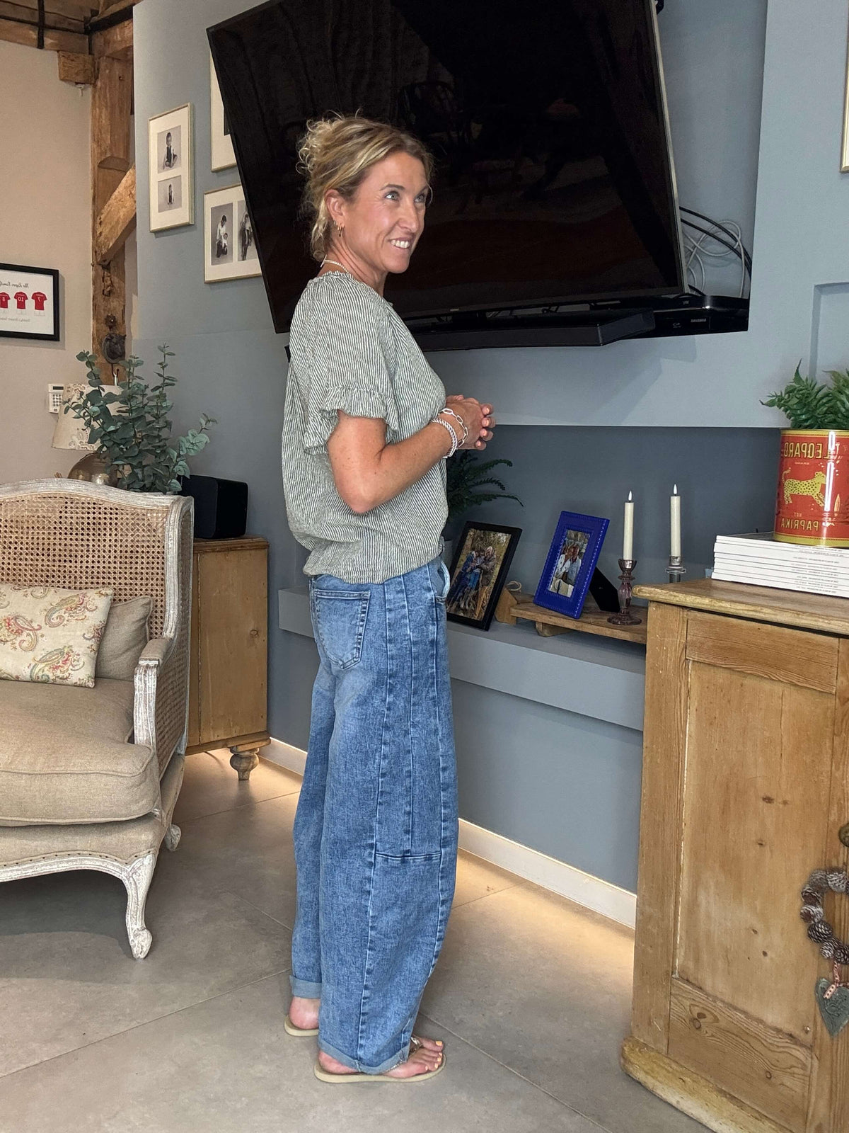 Carnaby Barrel Jeans | Vintage Wash