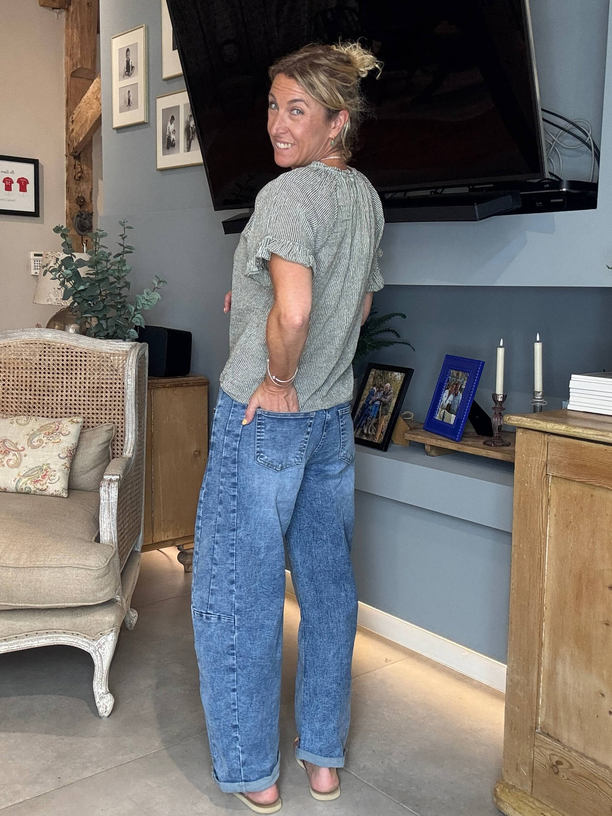 Carnaby Barrel Jeans | Vintage Wash